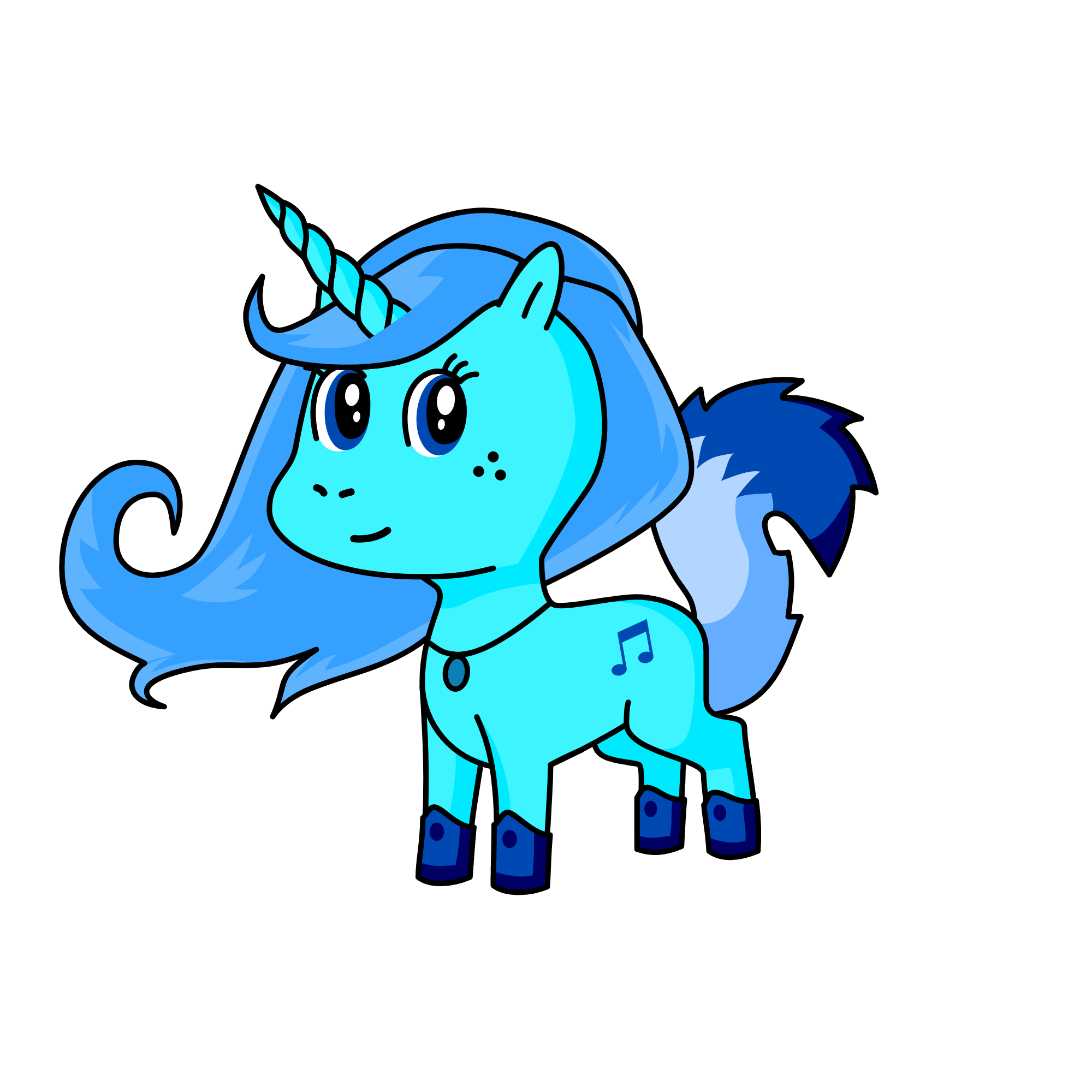 Ice, the unicorn