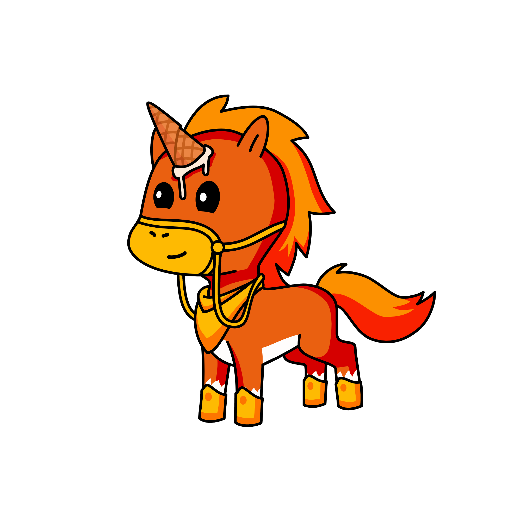 Gelatino, the unicorn