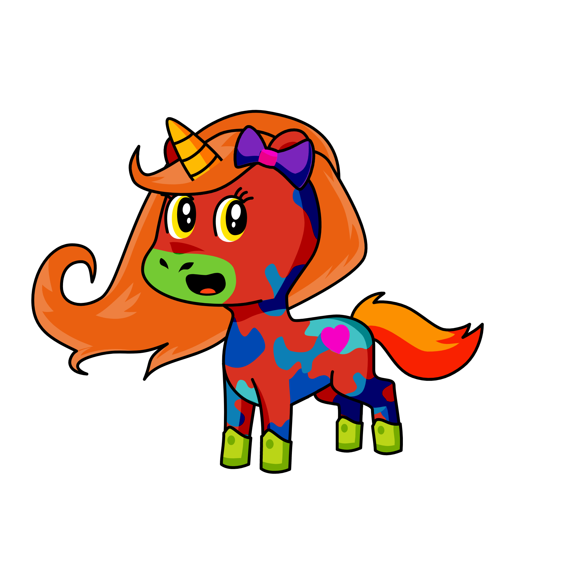 Bumbum, the unicorn