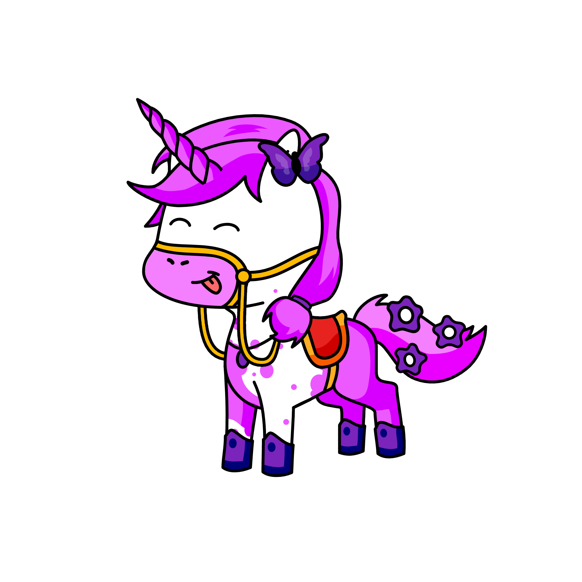 bubbles, the unicorn
