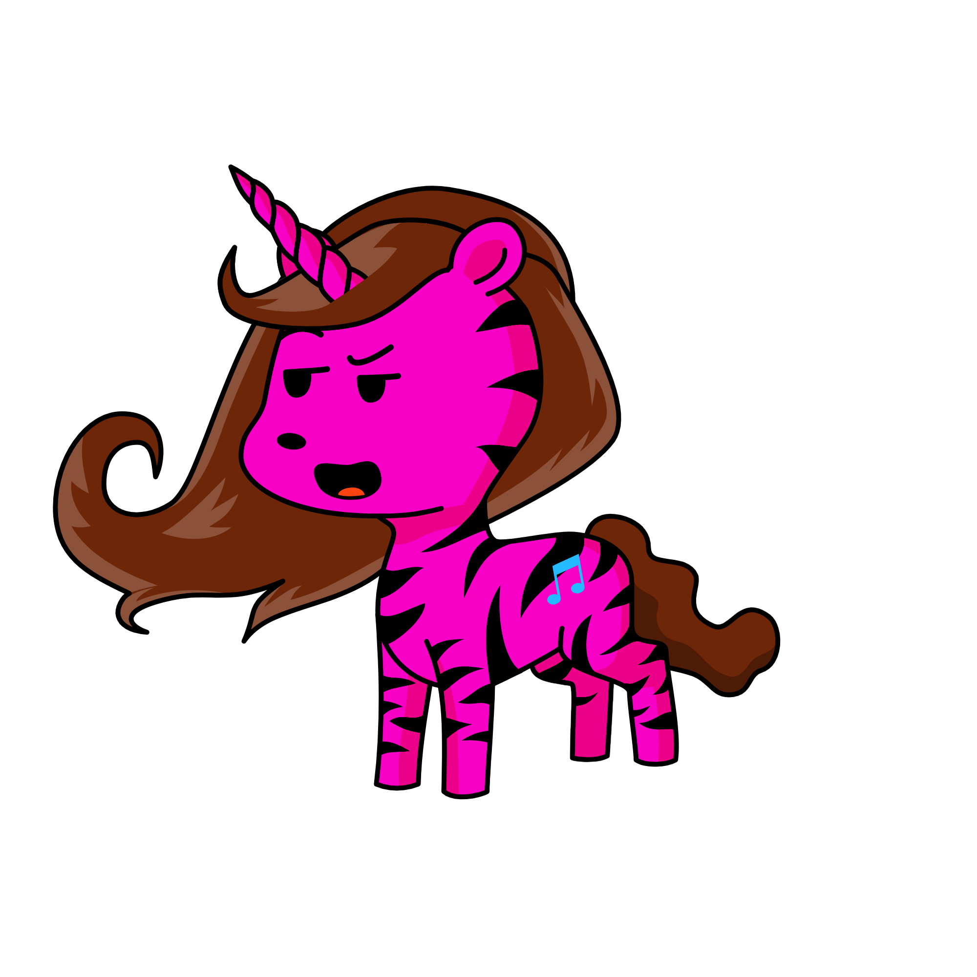 Cecília, the unicorn