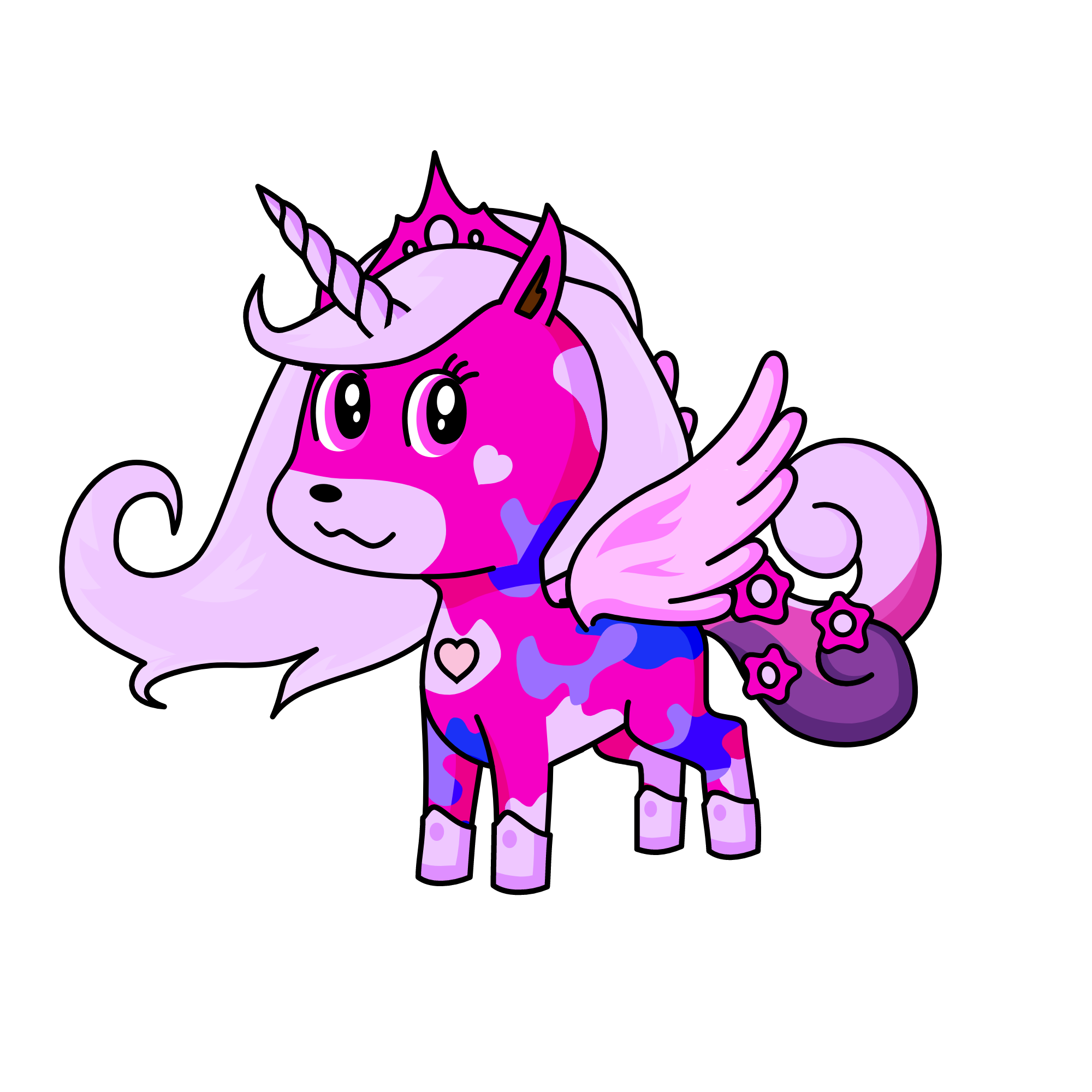 Pinky, the unicorn