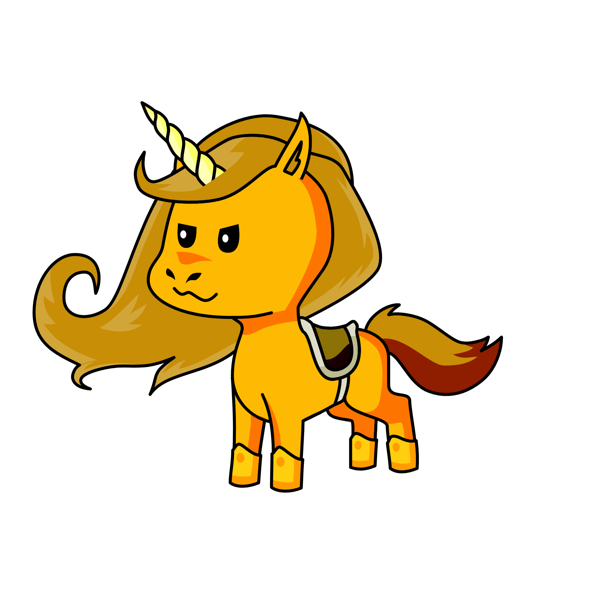 Sunrise, the unicorn