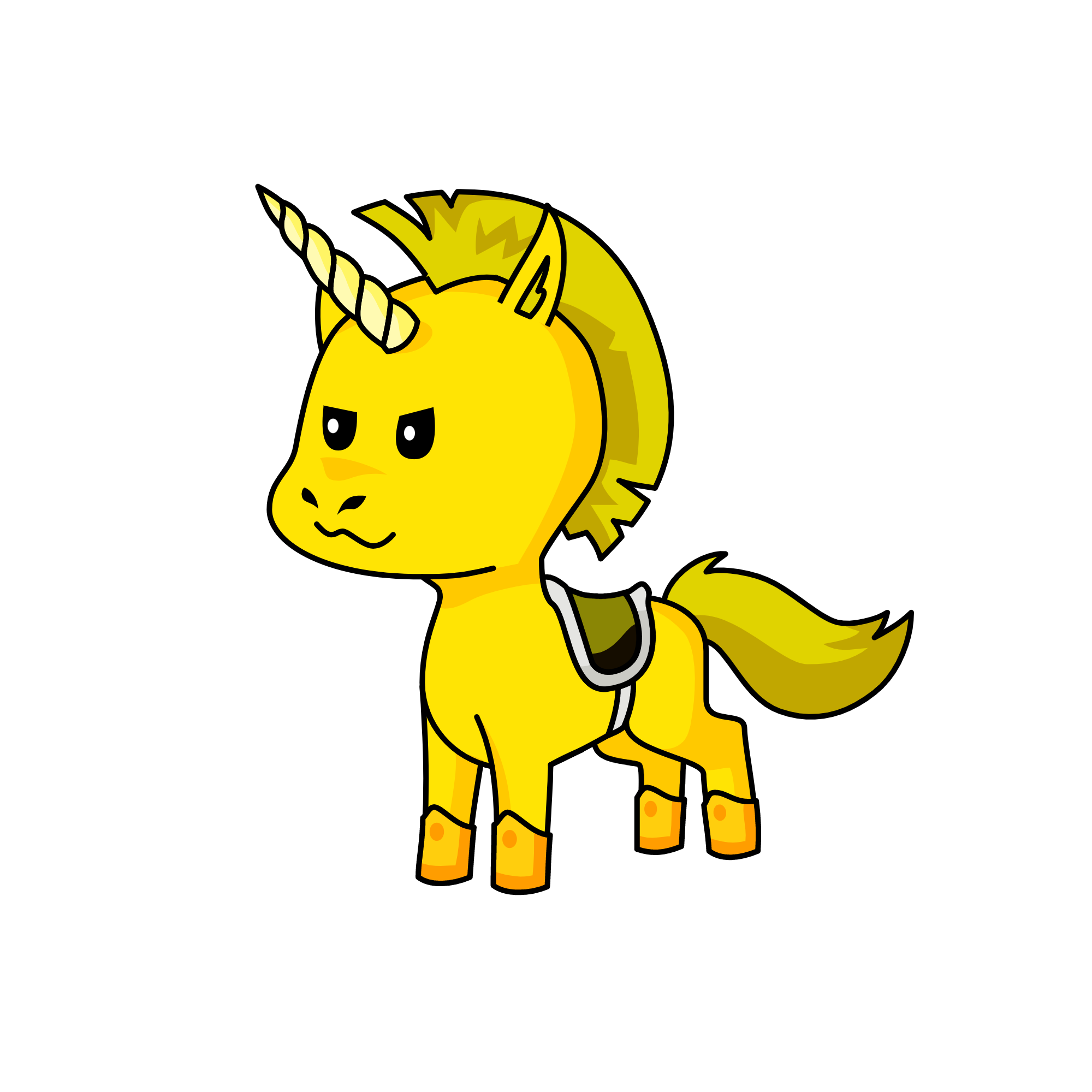 Sun, the unicorn