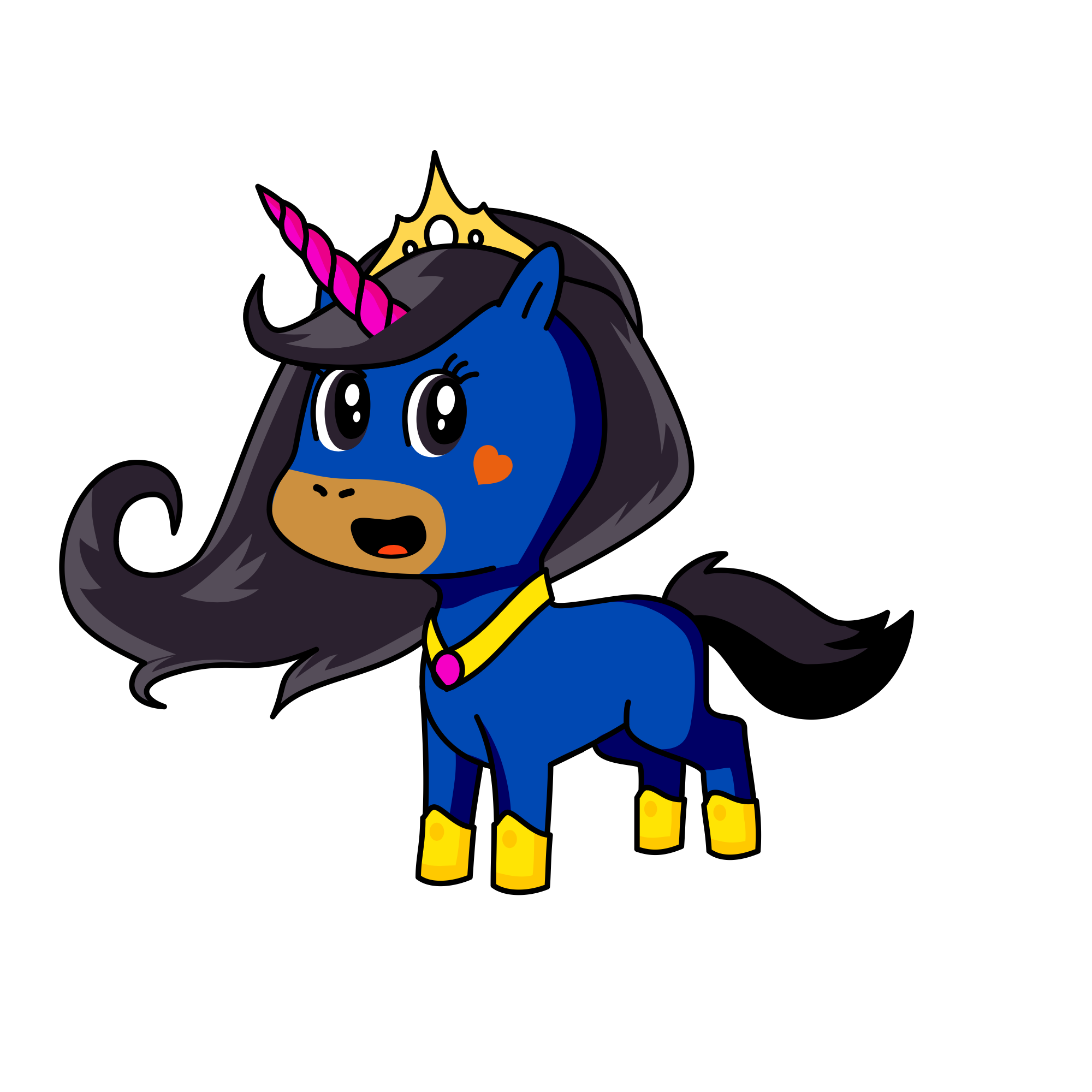 Duți, the unicorn