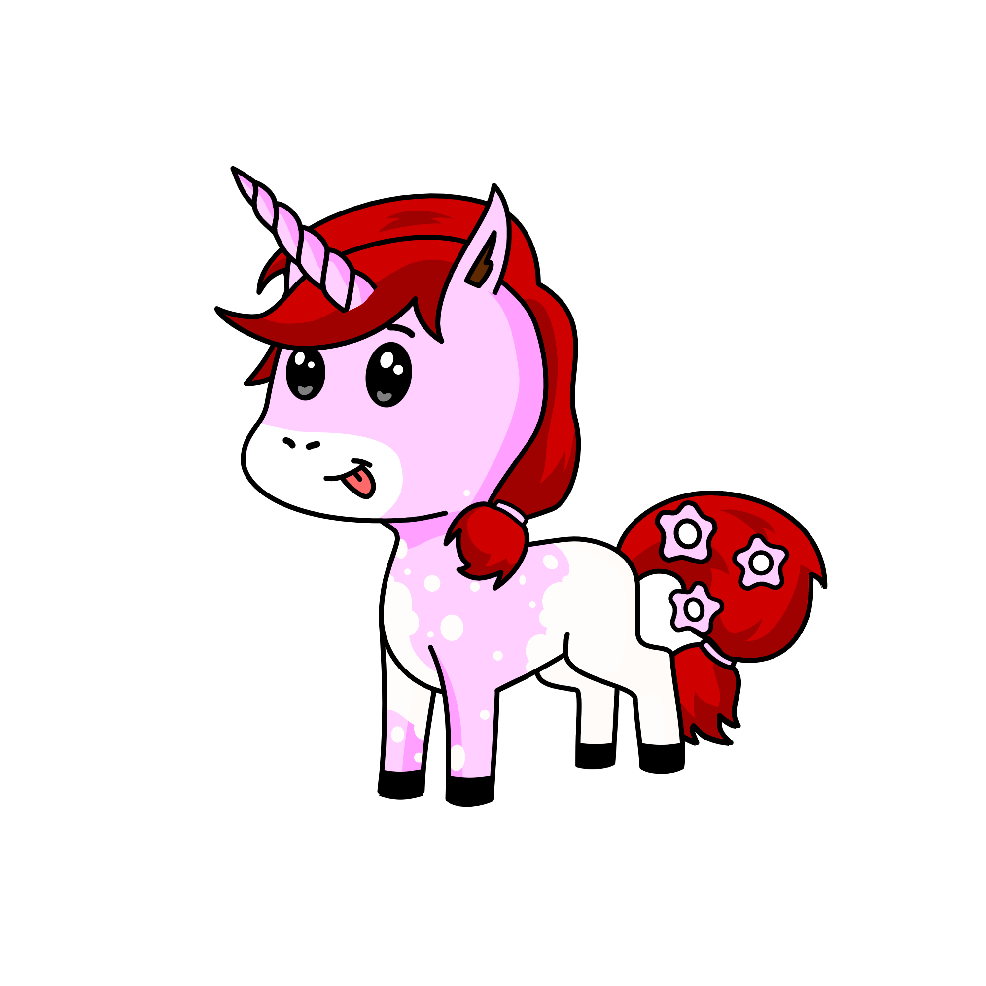 Pink Punch, the unicorn