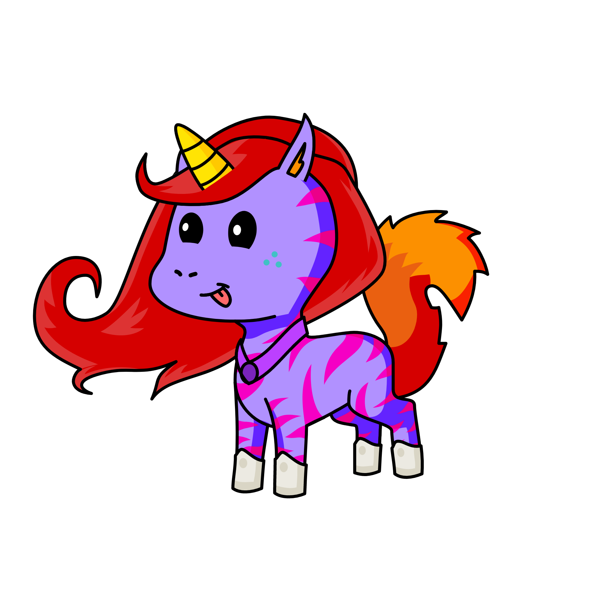 Stripes, the unicorn