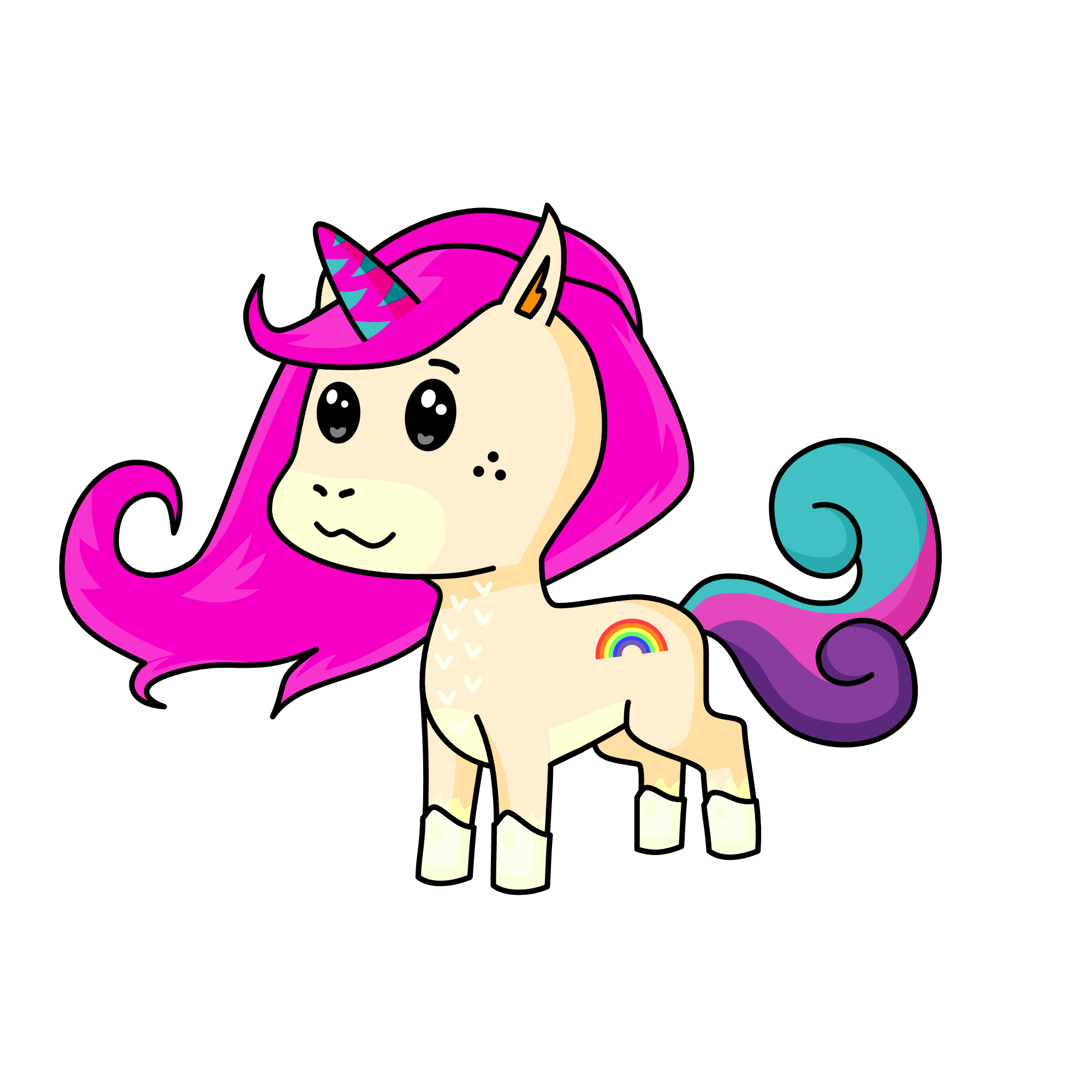 babe doll, the unicorn