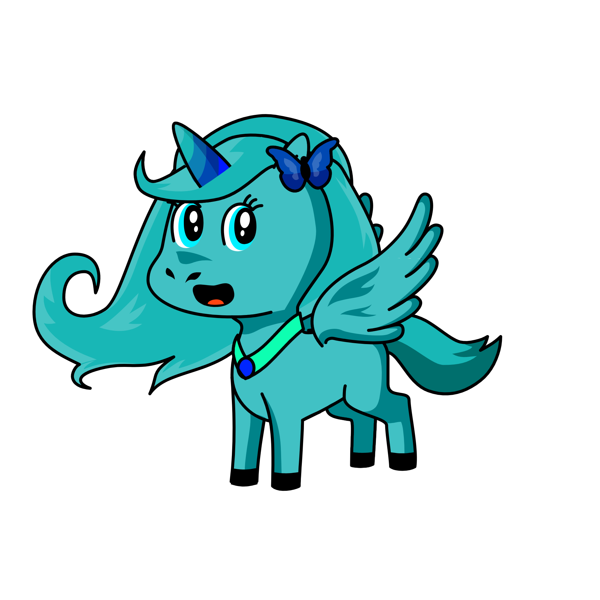 Sky, the unicorn