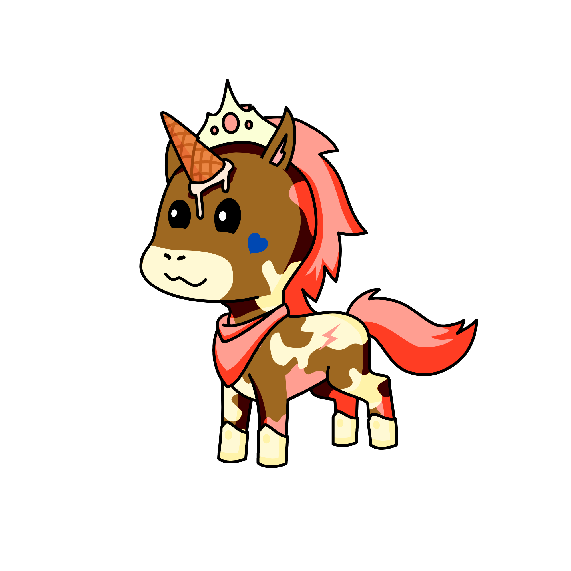 neopolitin, the unicorn