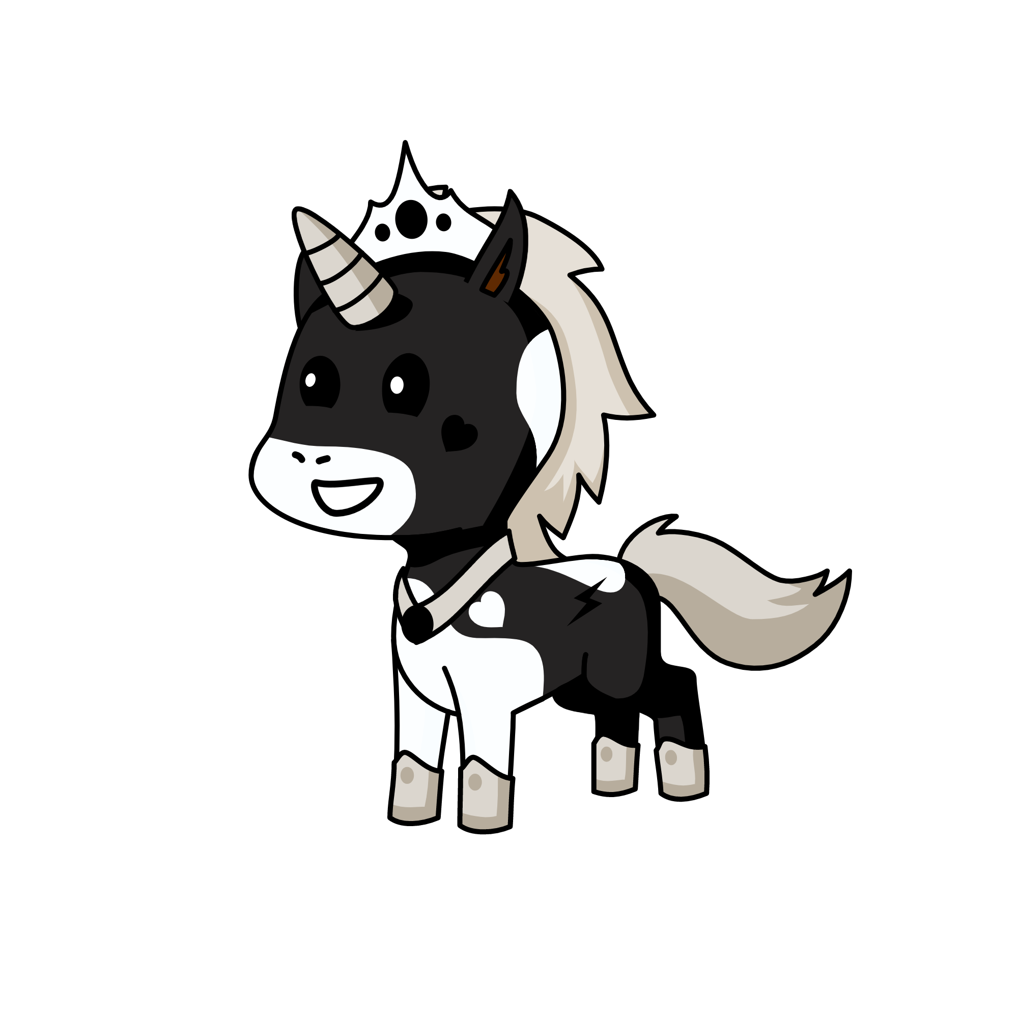 blackie, the unicorn