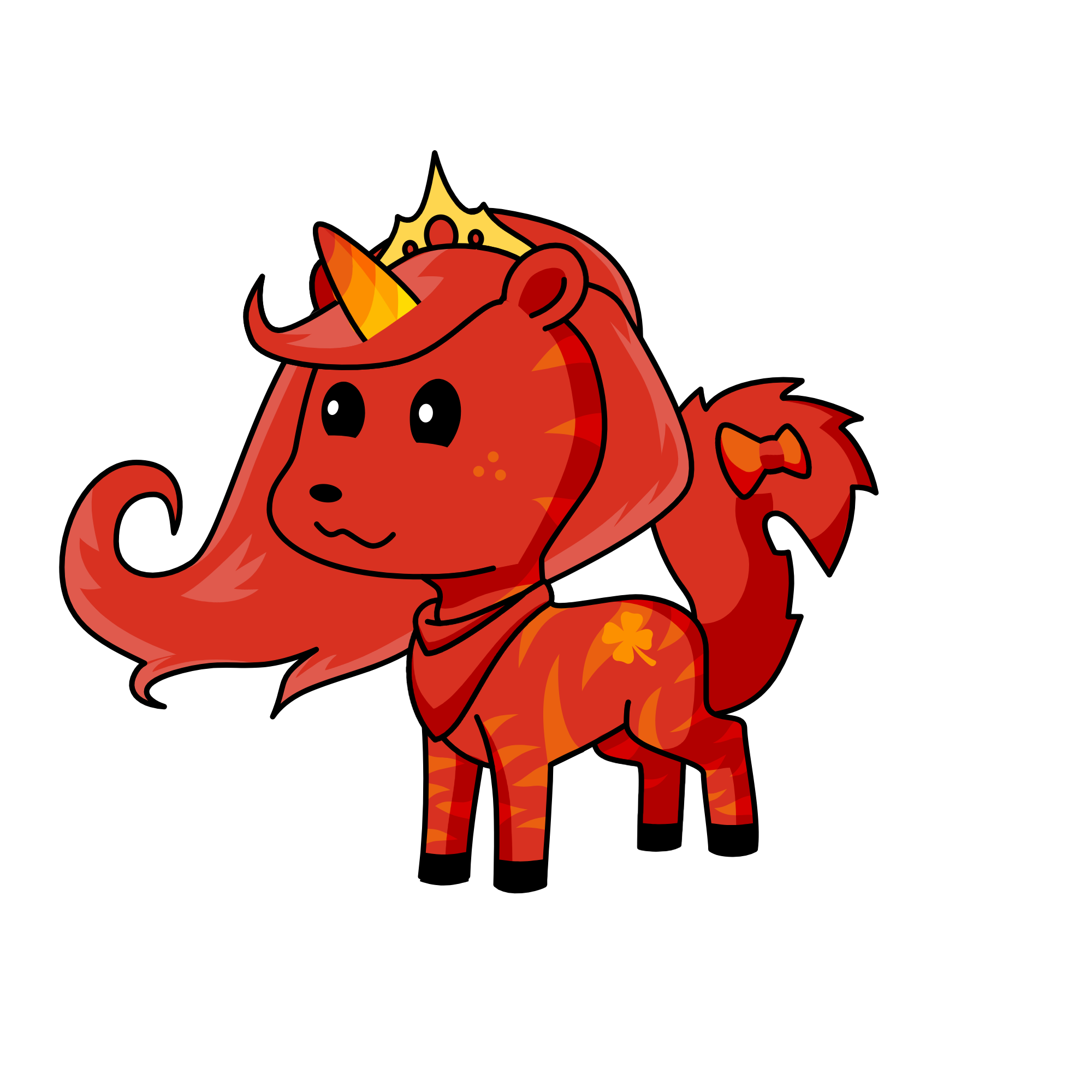 flame, the unicorn