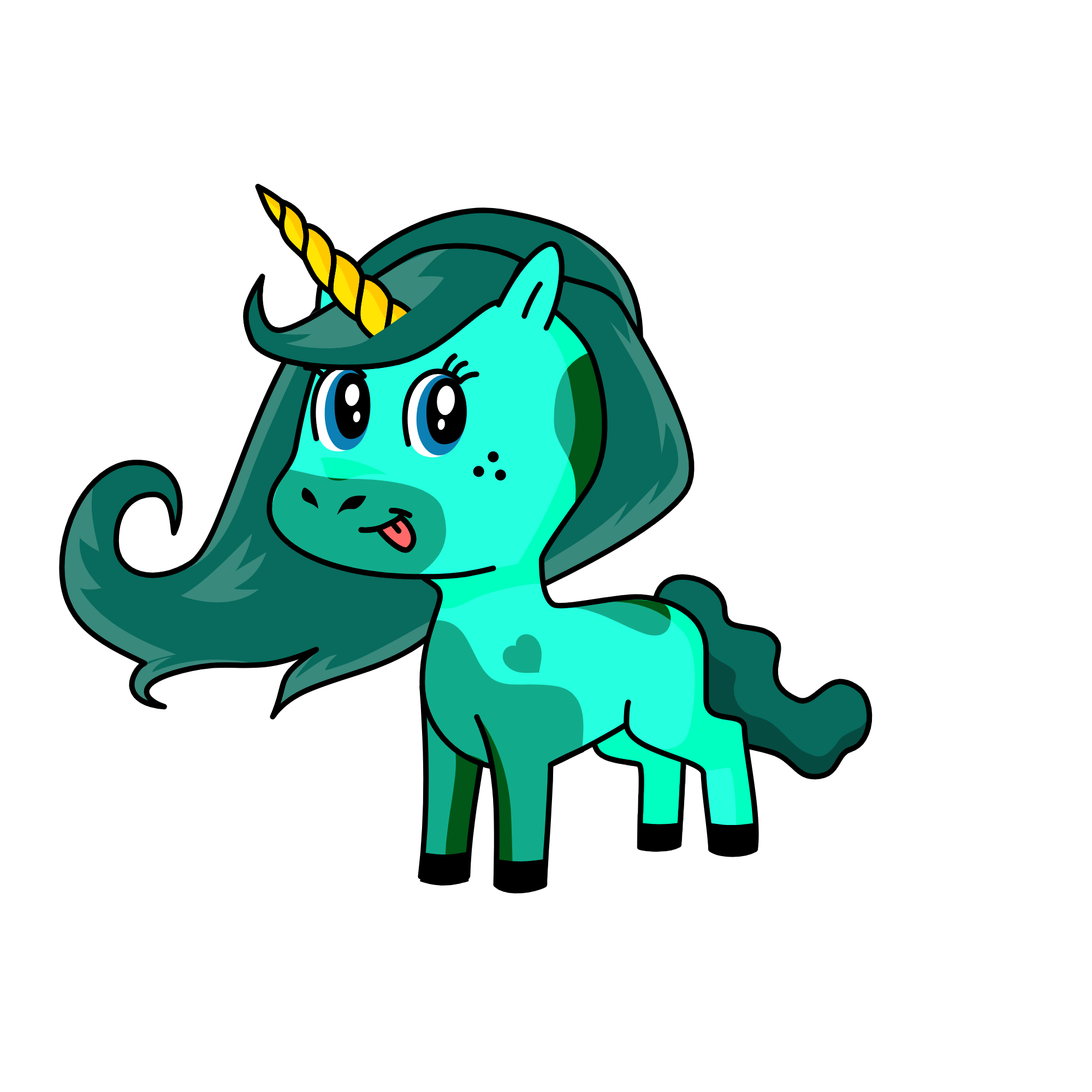Queen Pisces , the unicorn