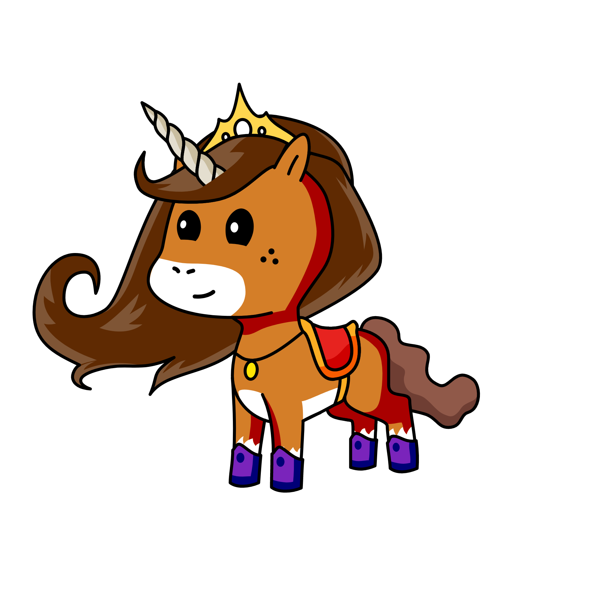 Brownie, the unicorn