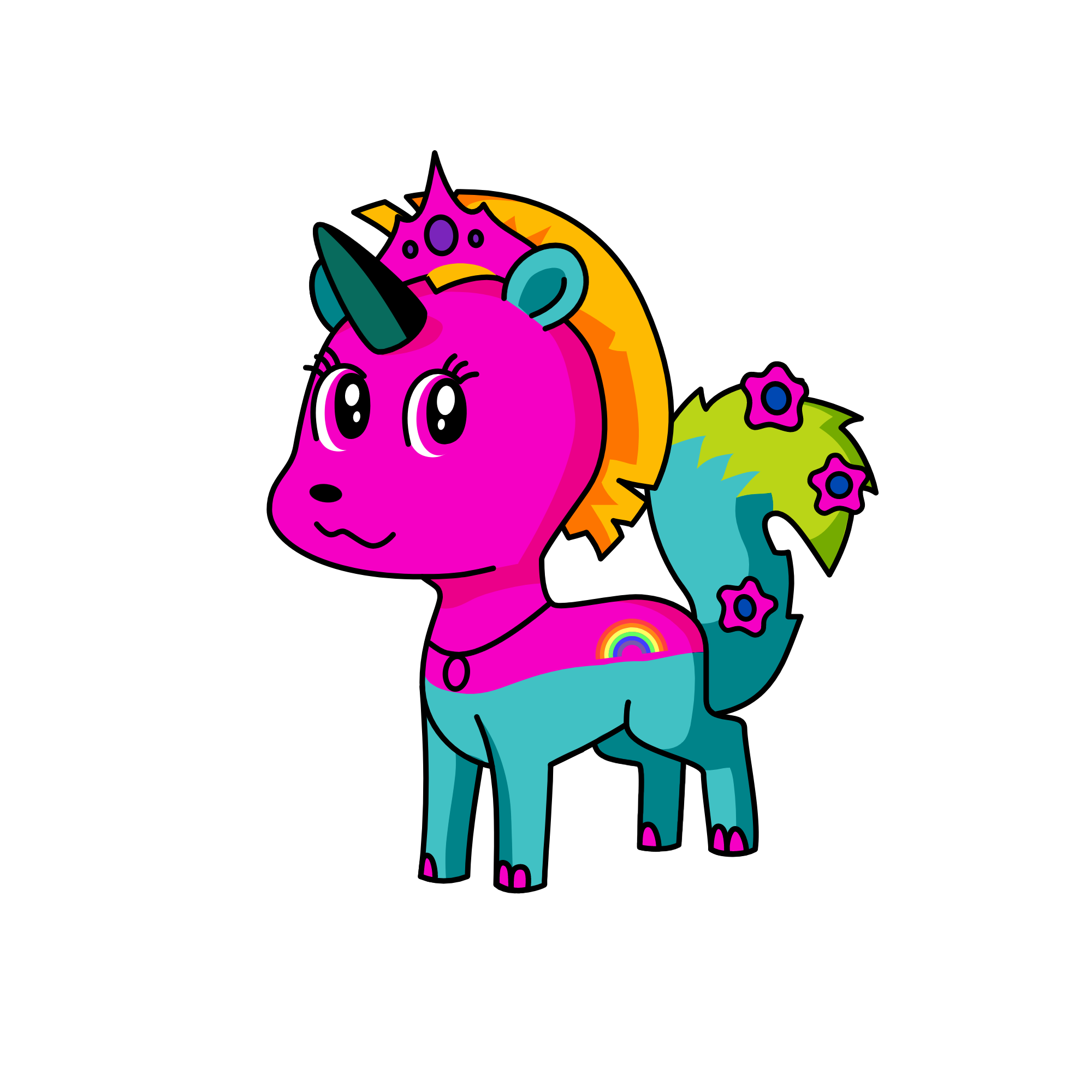 Poop, the unicorn
