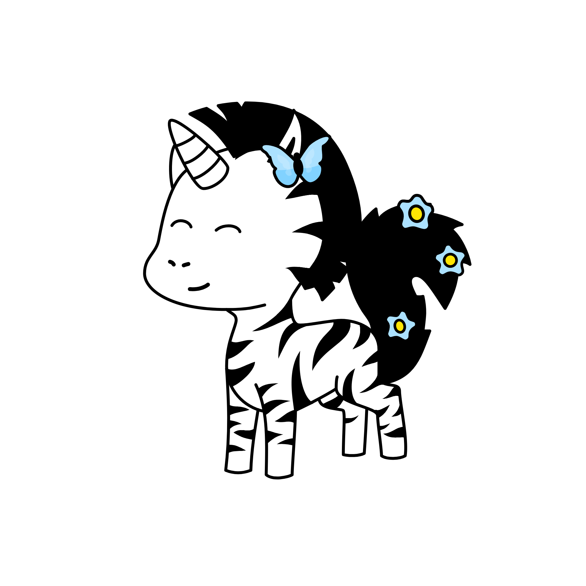 ZABRA LUNA, the unicorn