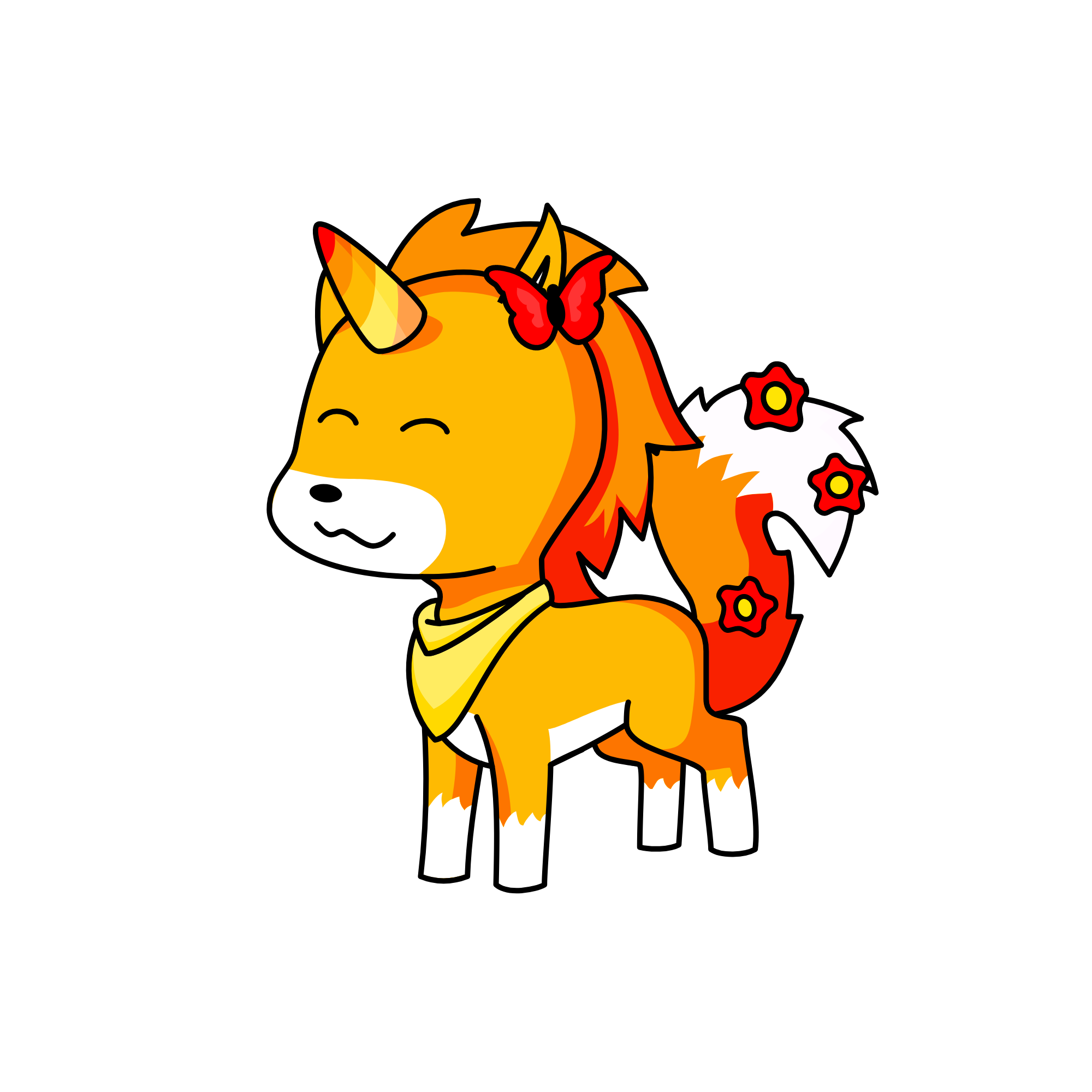 RAPOZA ROZA, the unicorn