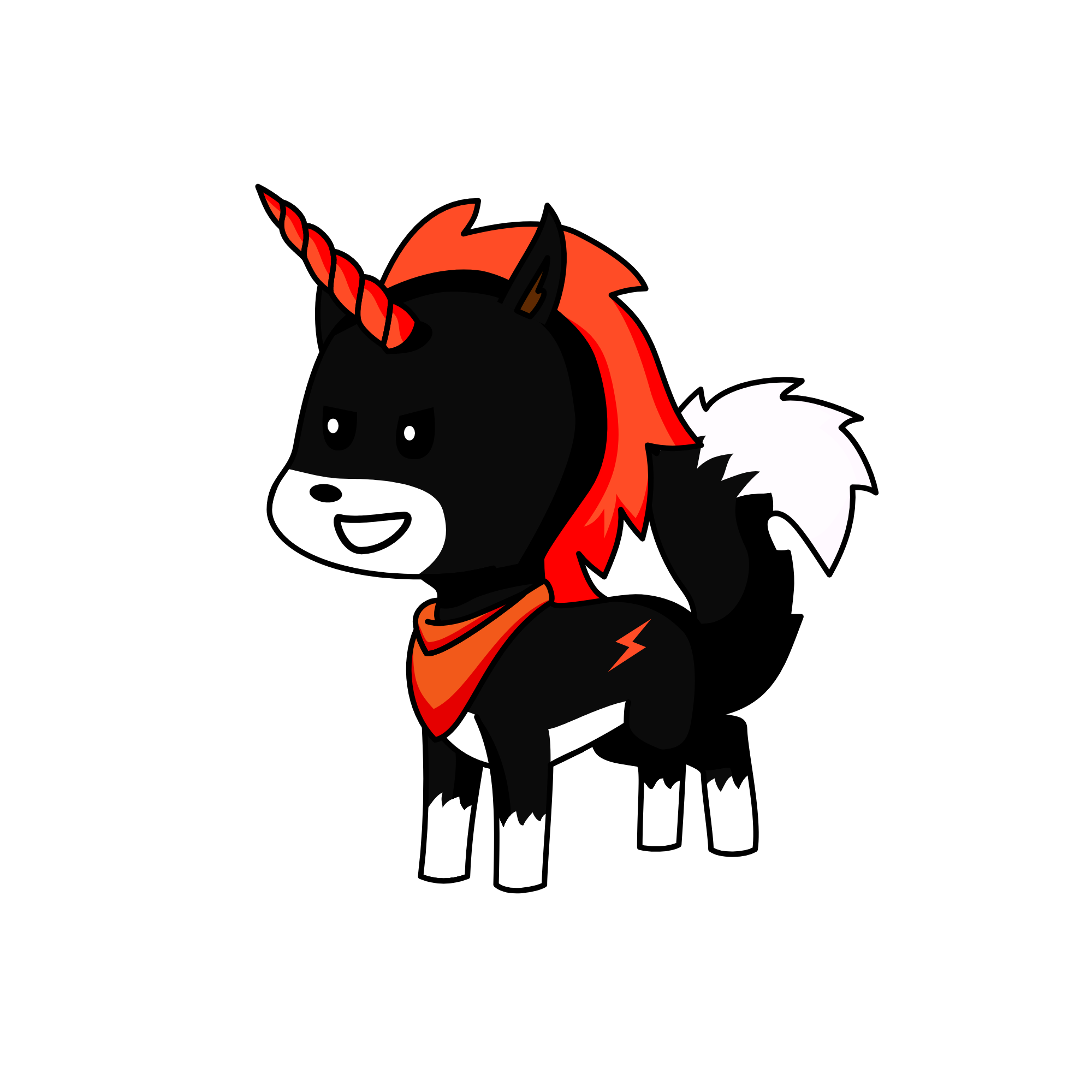 LUA DE FOGO, the unicorn