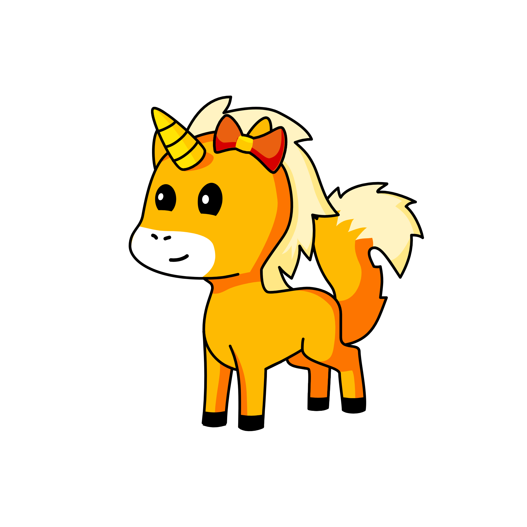 Foxie, the unicorn