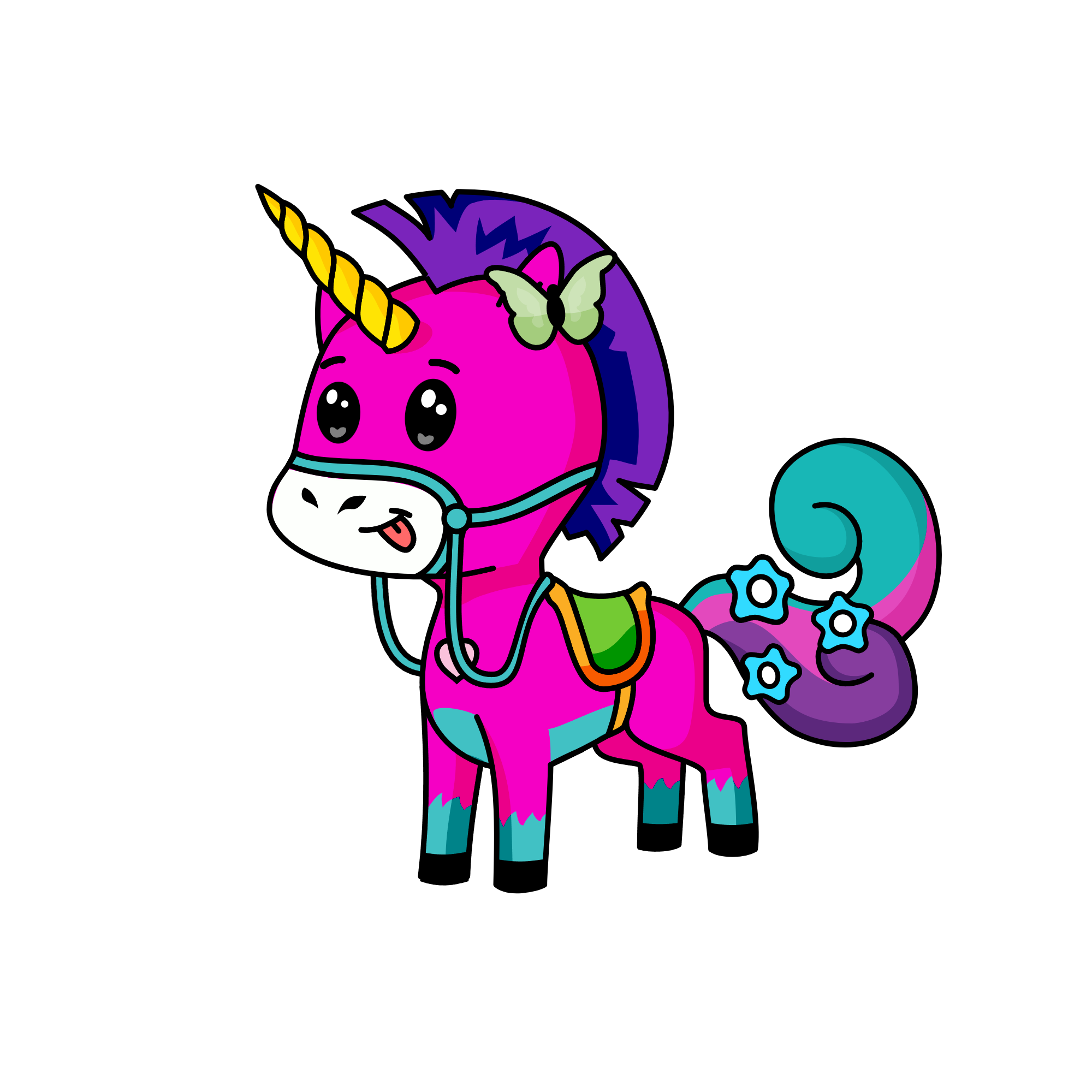 pinky, the unicorn