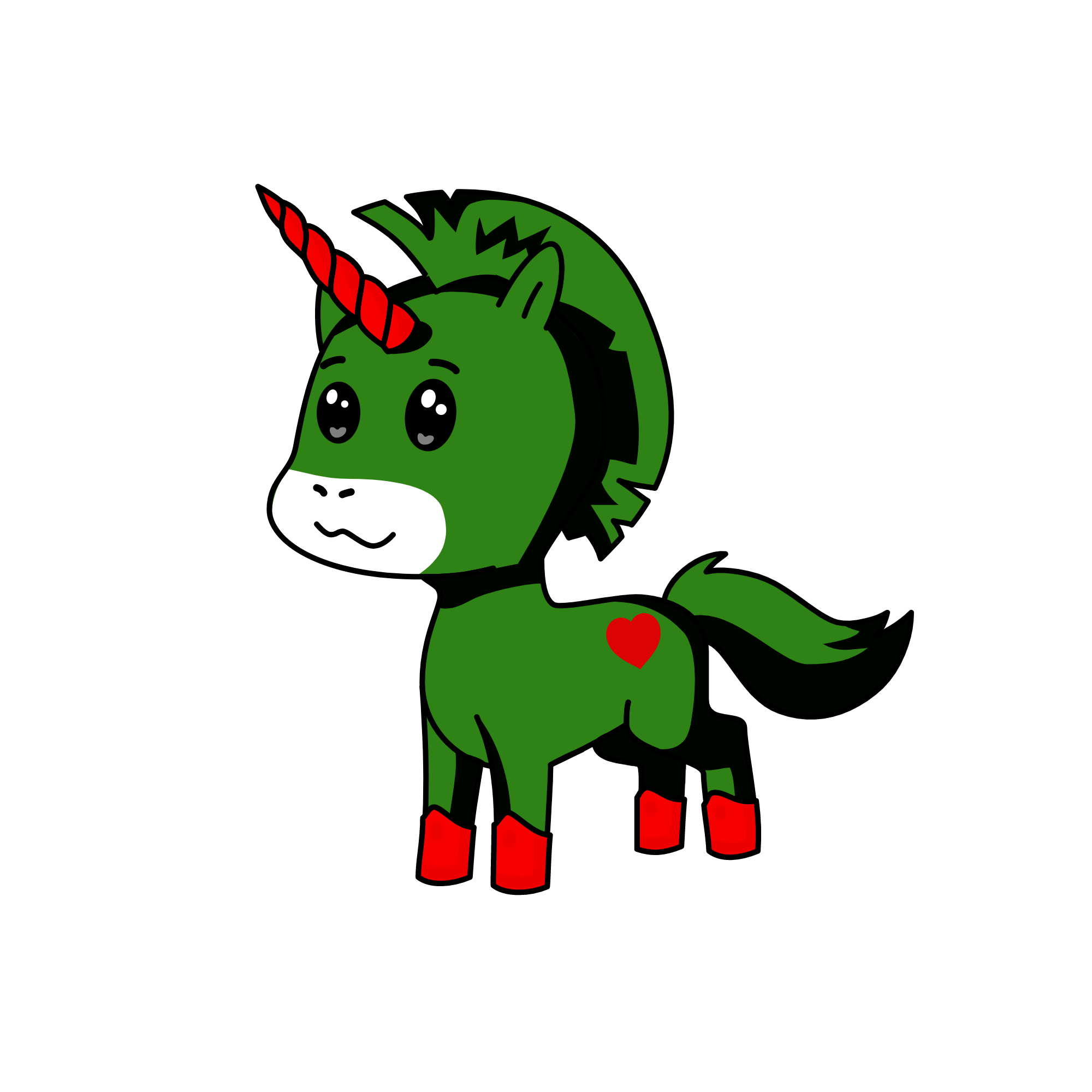 Dollynho, the unicorn