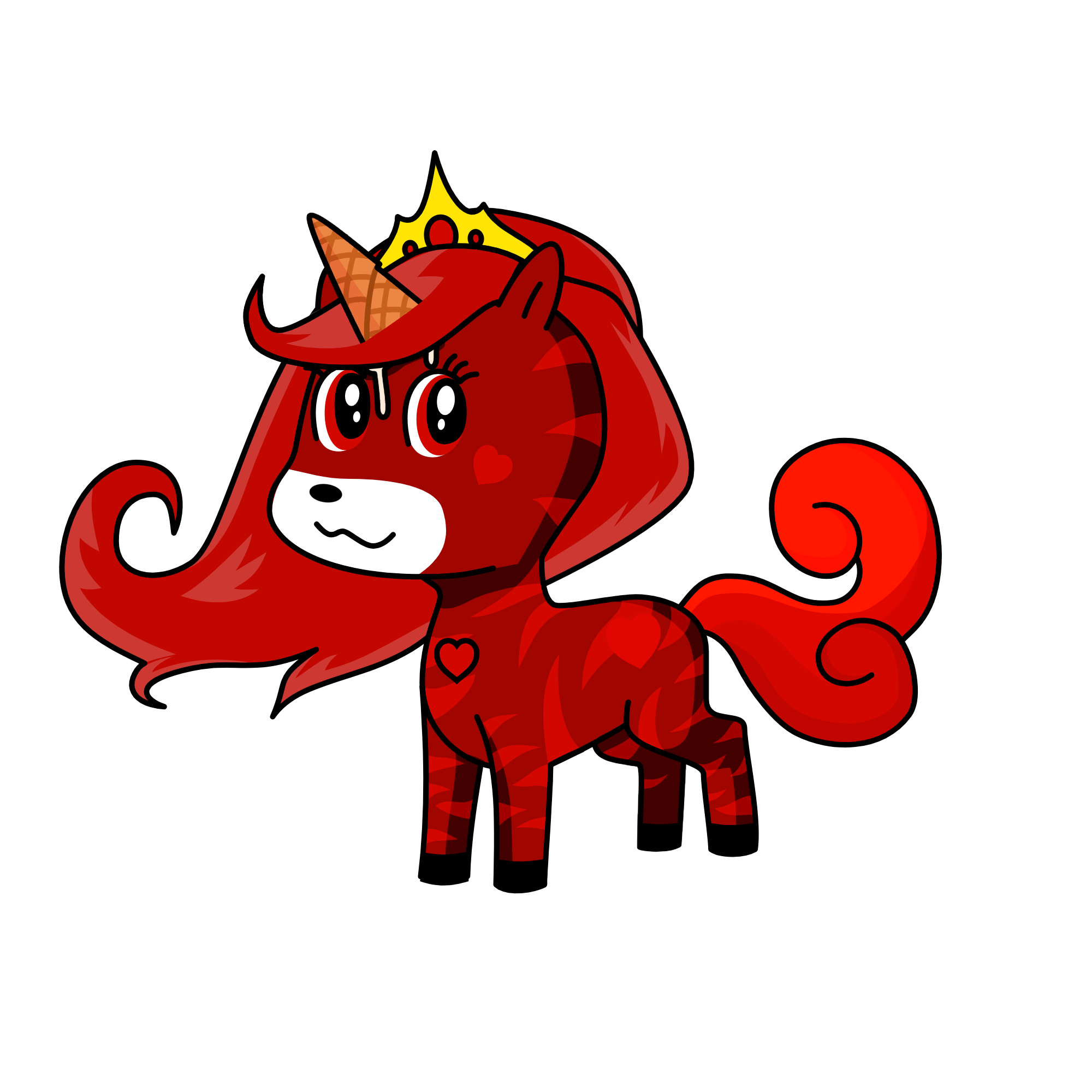 ❤Queen of Hearts❤, the unicorn