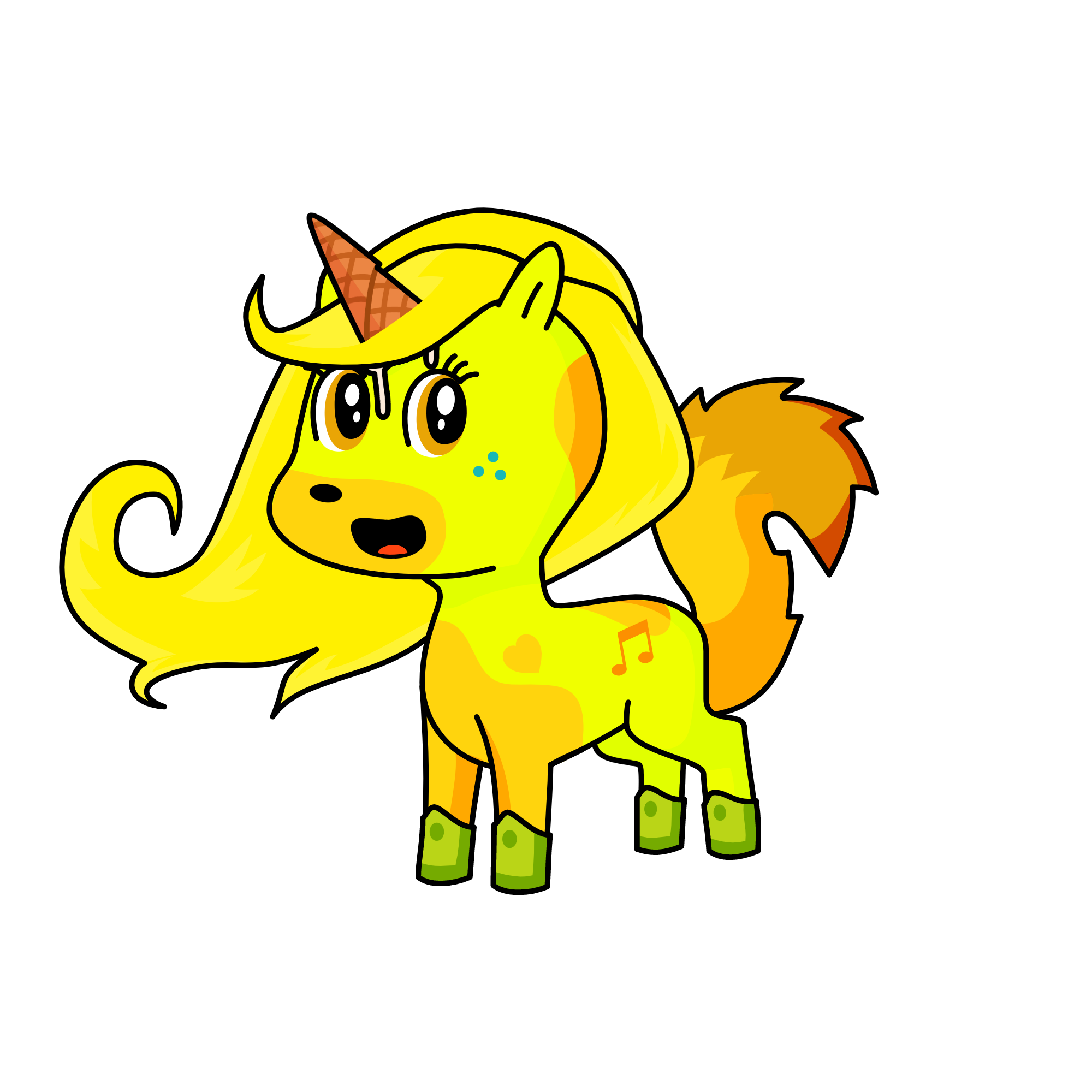 this is Gemini but imma taures!♉, the unicorn