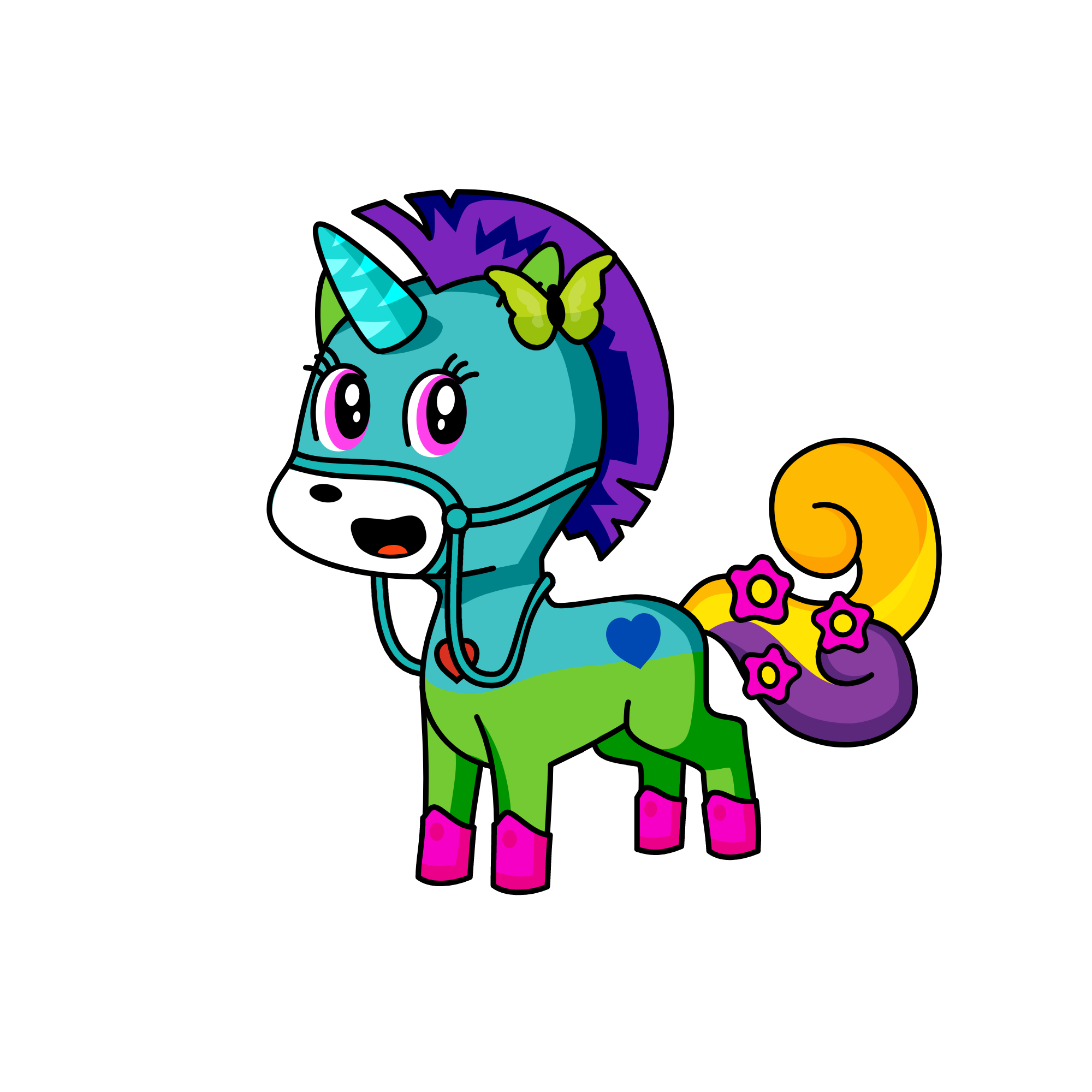 123, the unicorn
