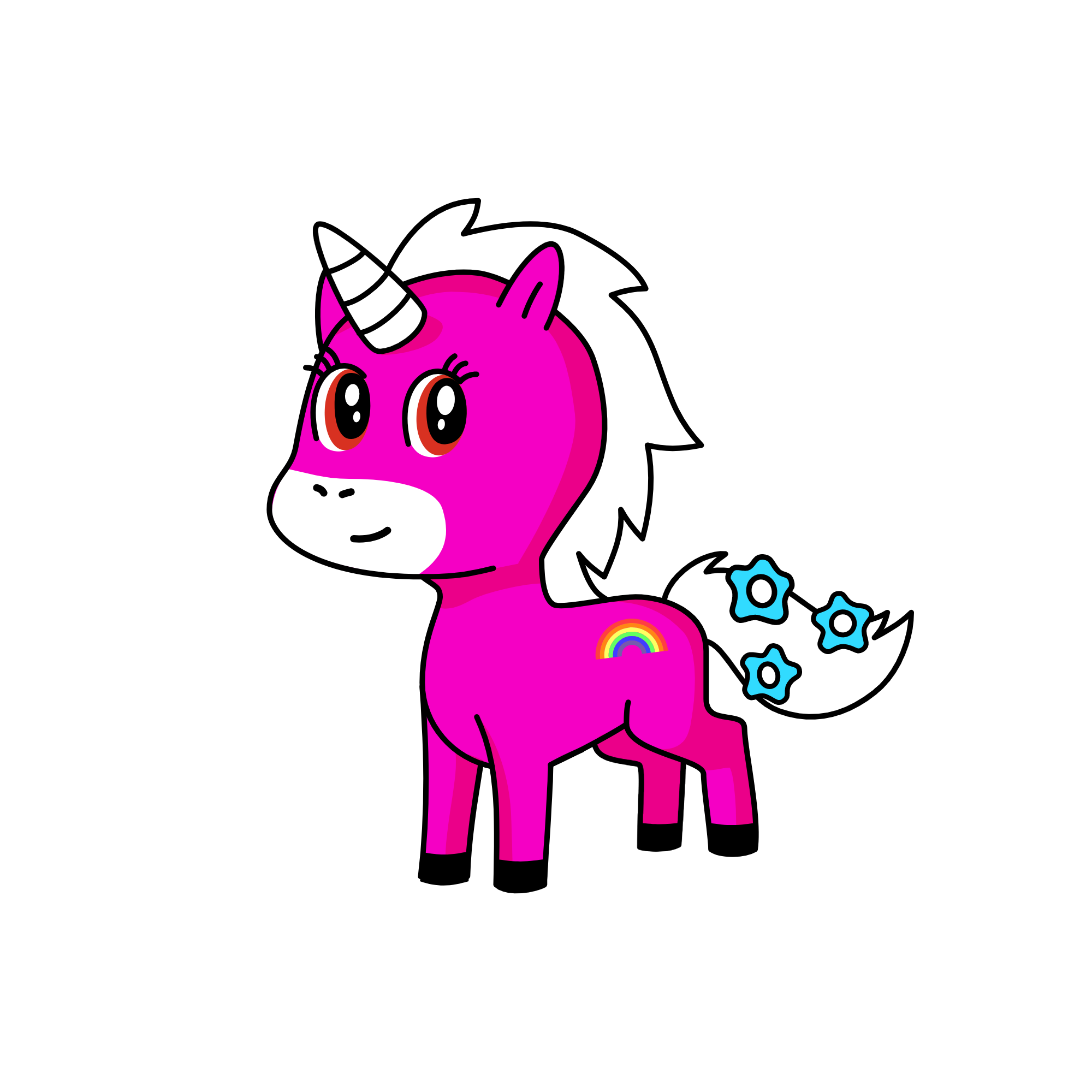 rianbow, the unicorn