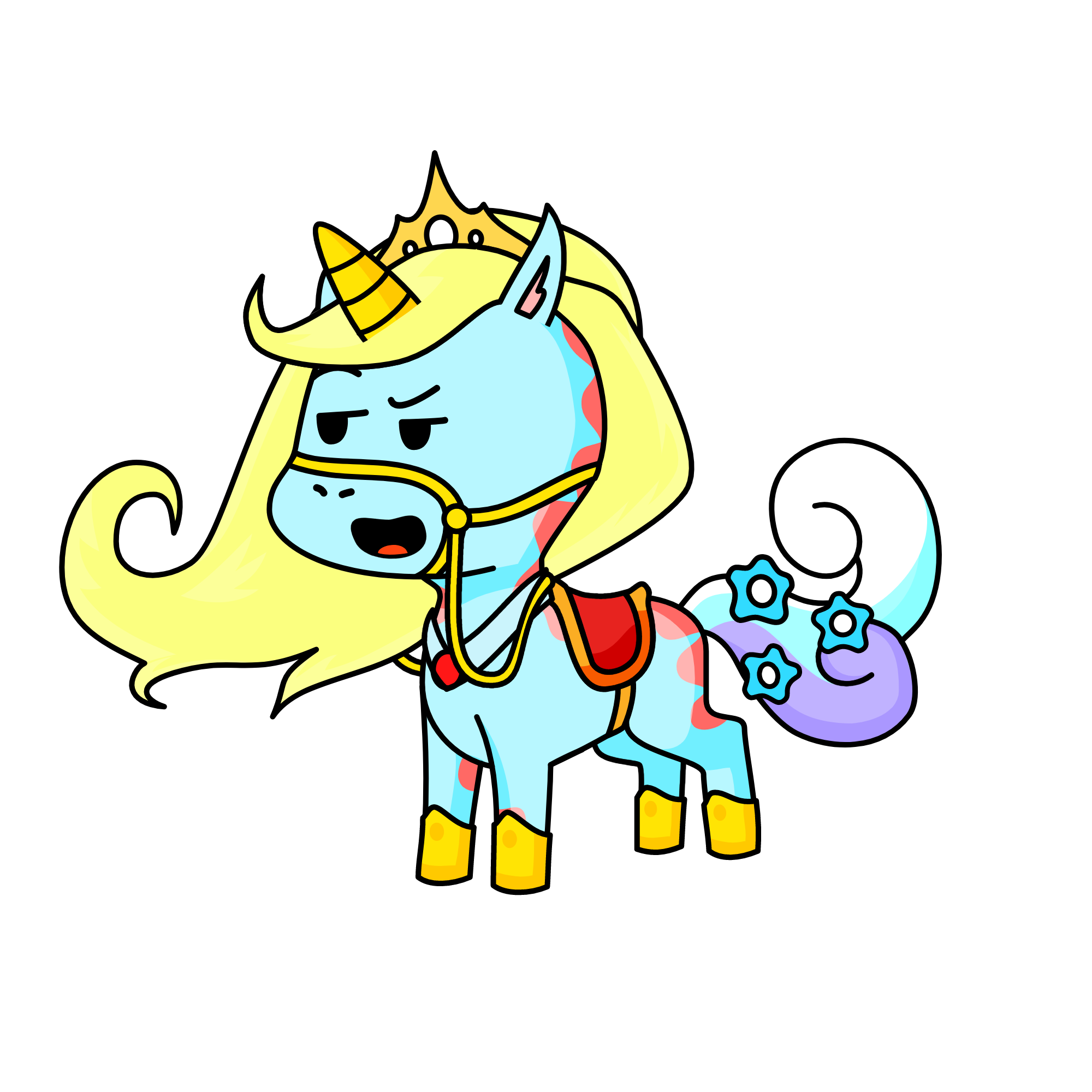 The Princess Unicorn, the unicorn