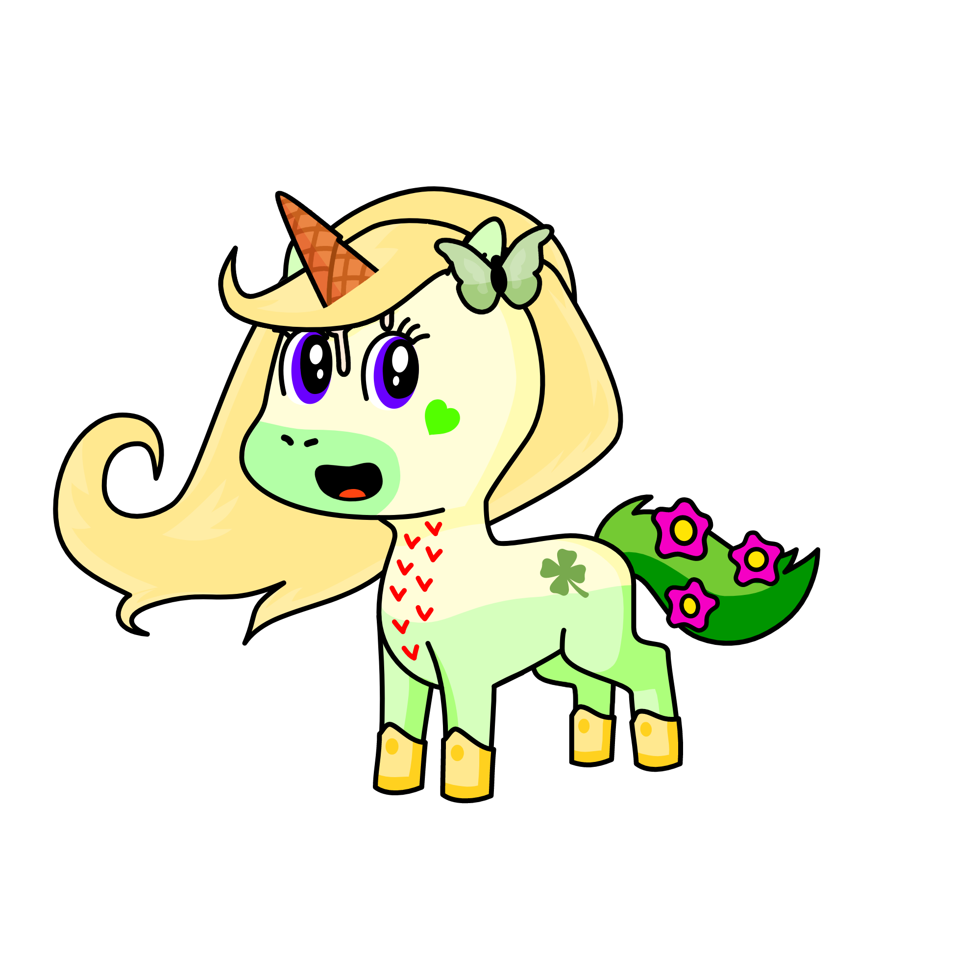 Ment Ice Cream, the unicorn