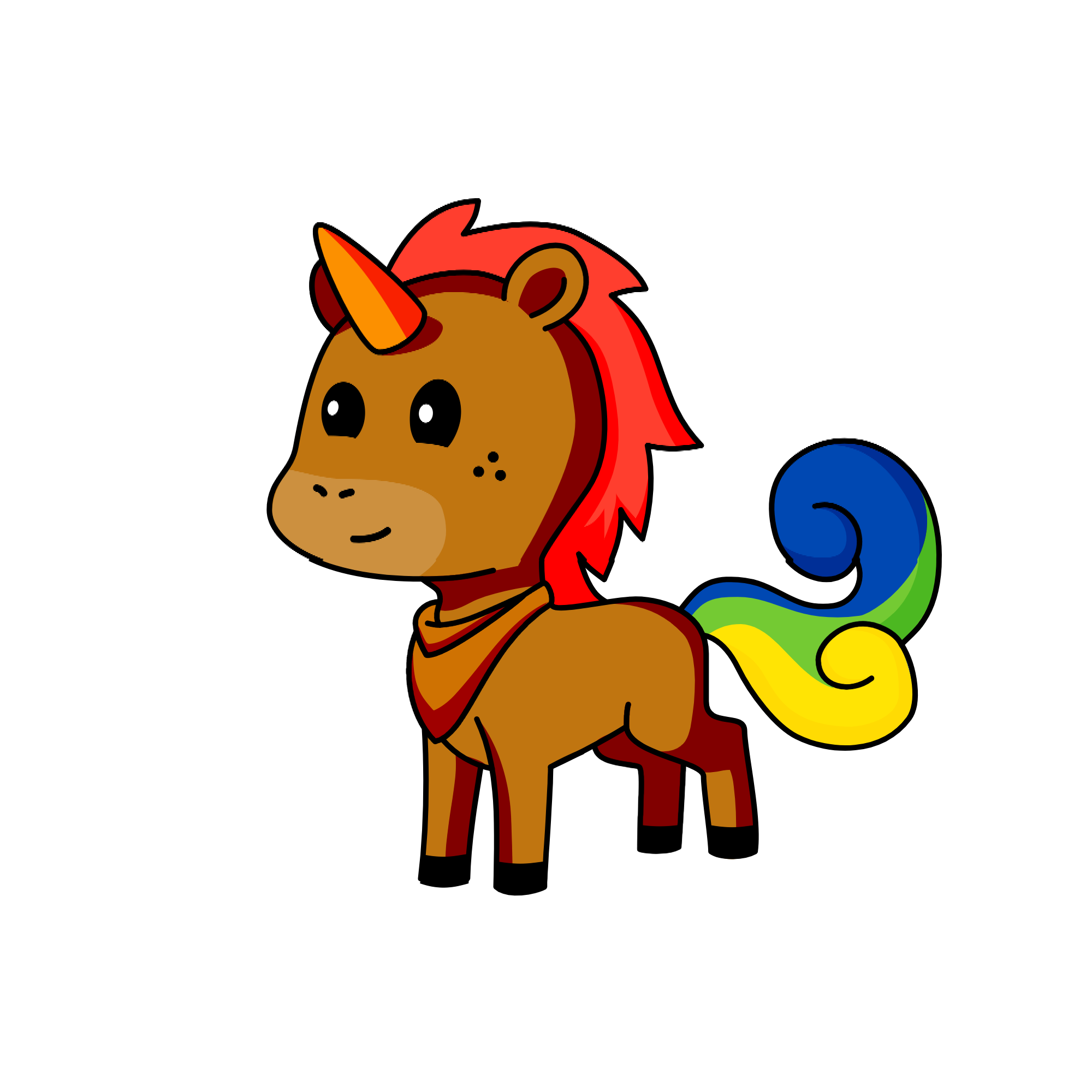 Freddi, the unicorn