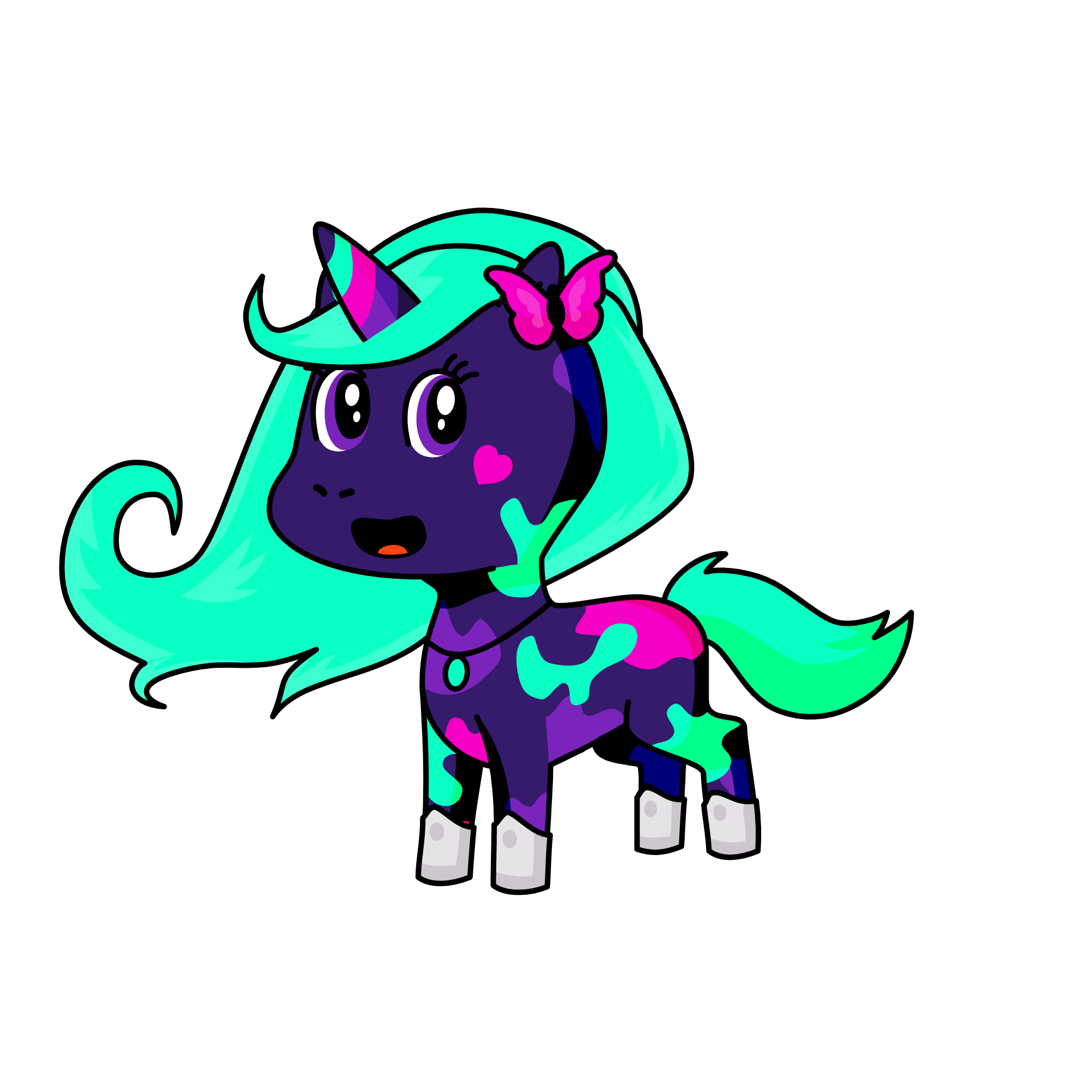 Midnight, the unicorn