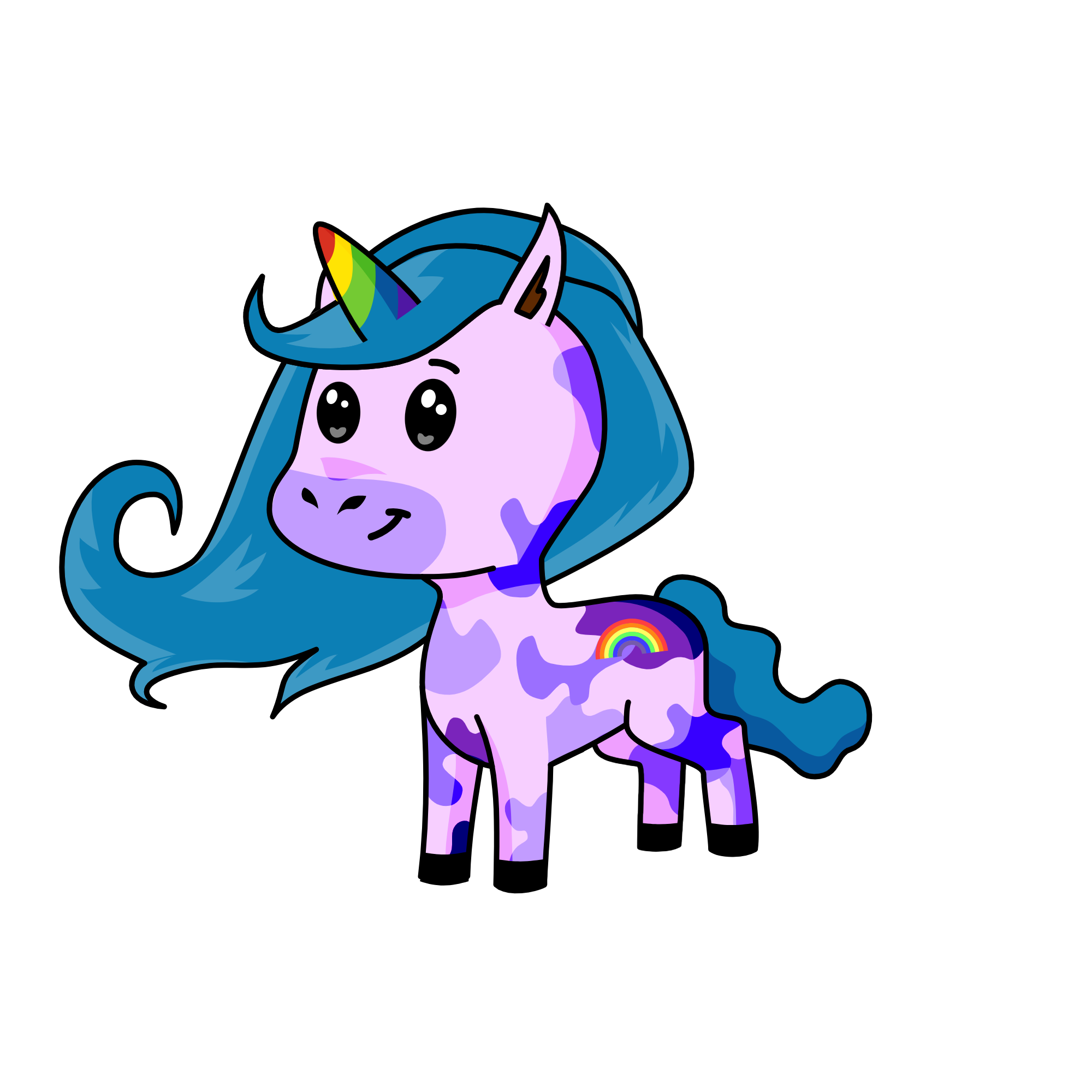 Fluffy, the unicorn
