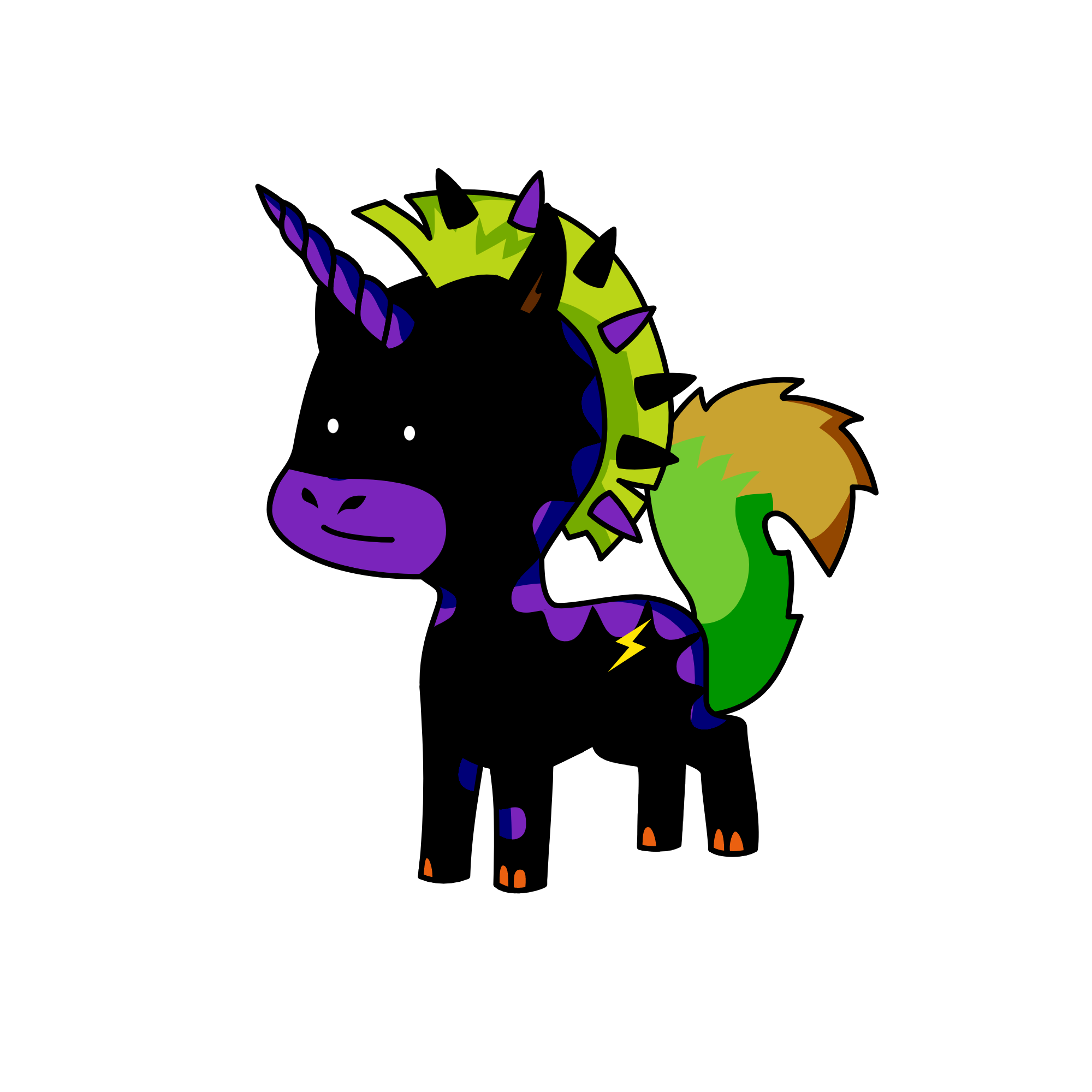 b, the unicorn