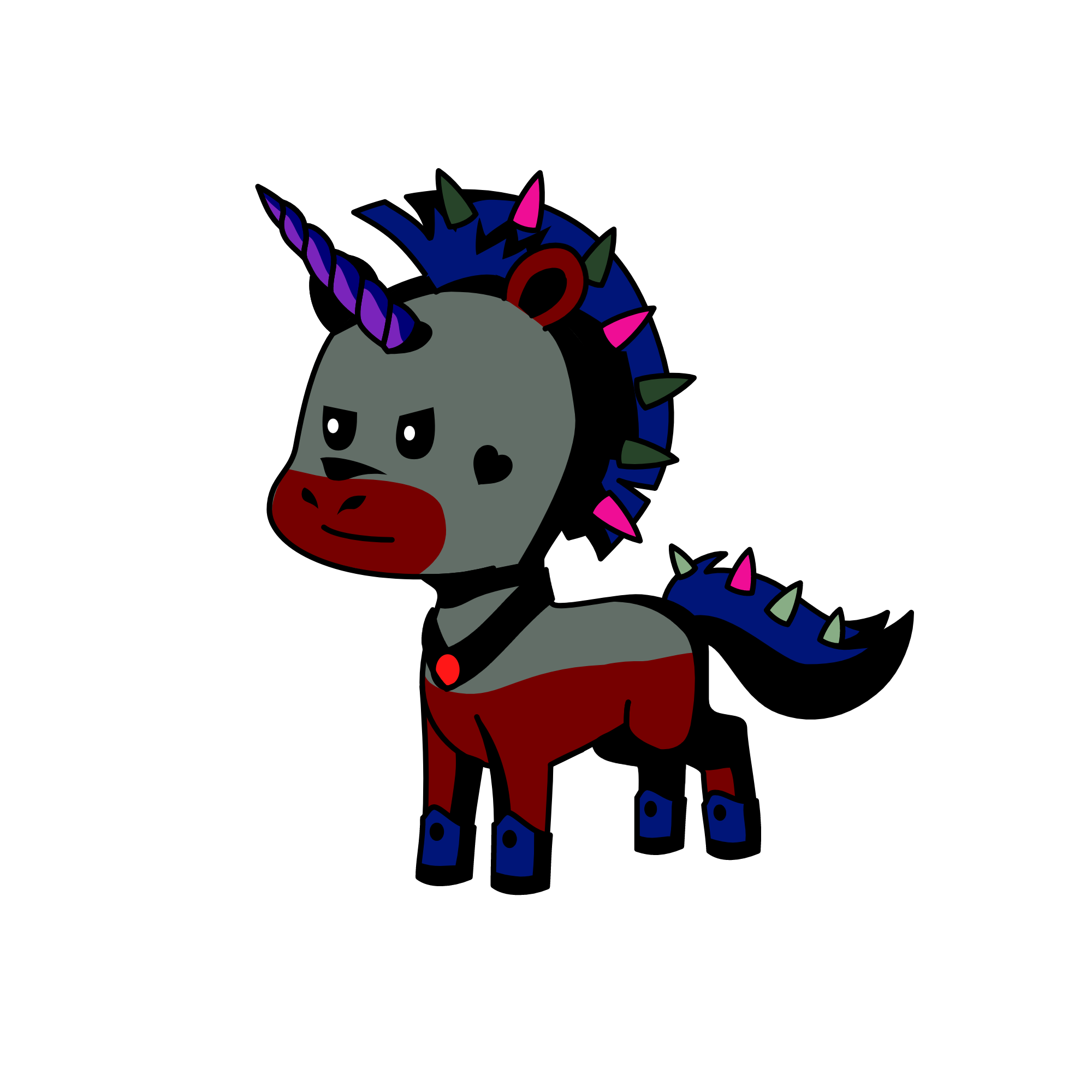 emo, the unicorn