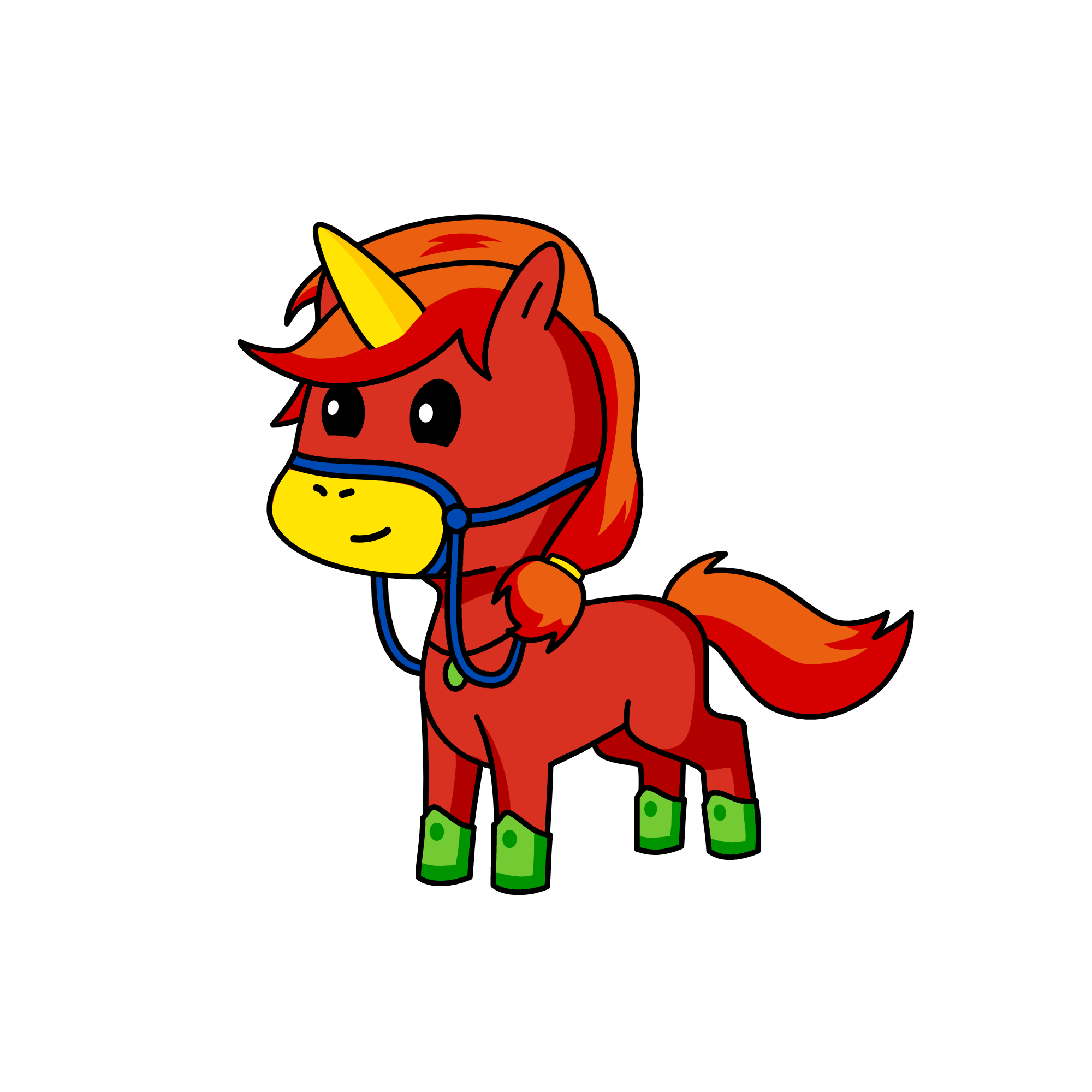 Rainbowcorn, the unicorn