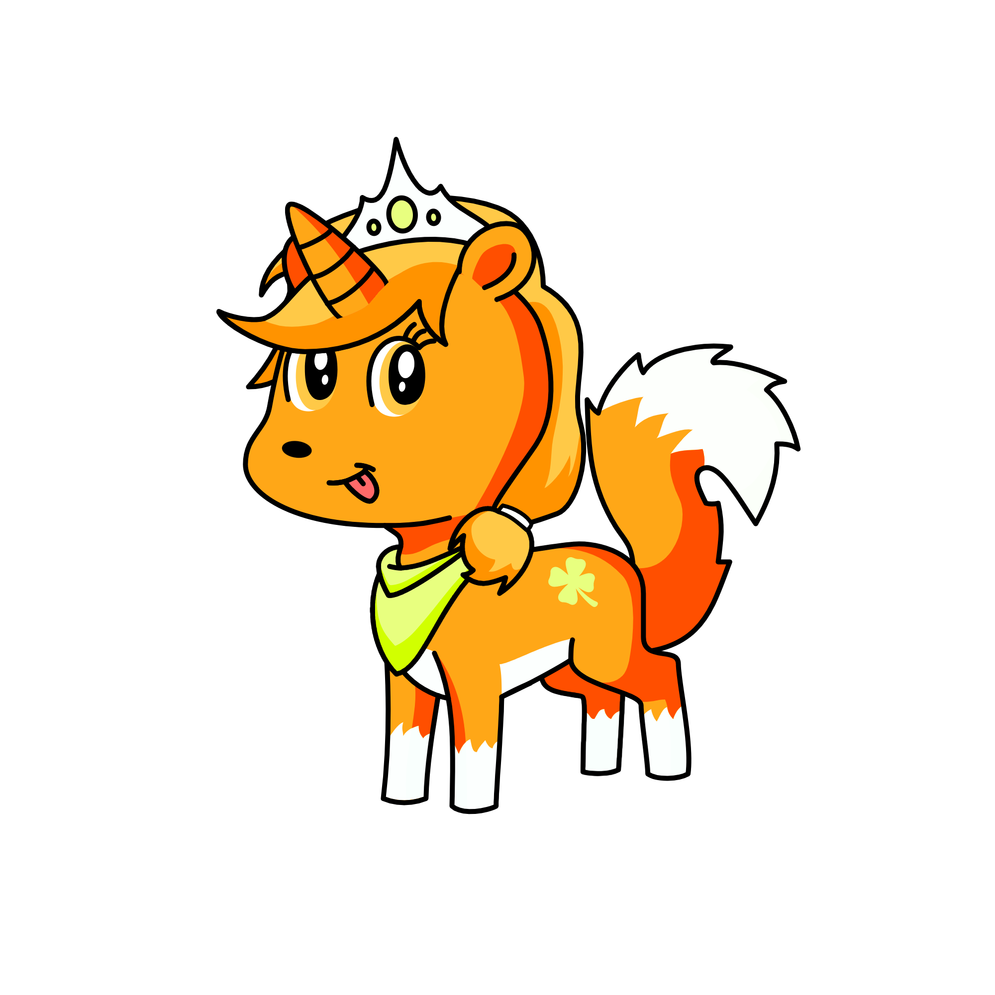 Foxy, the unicorn