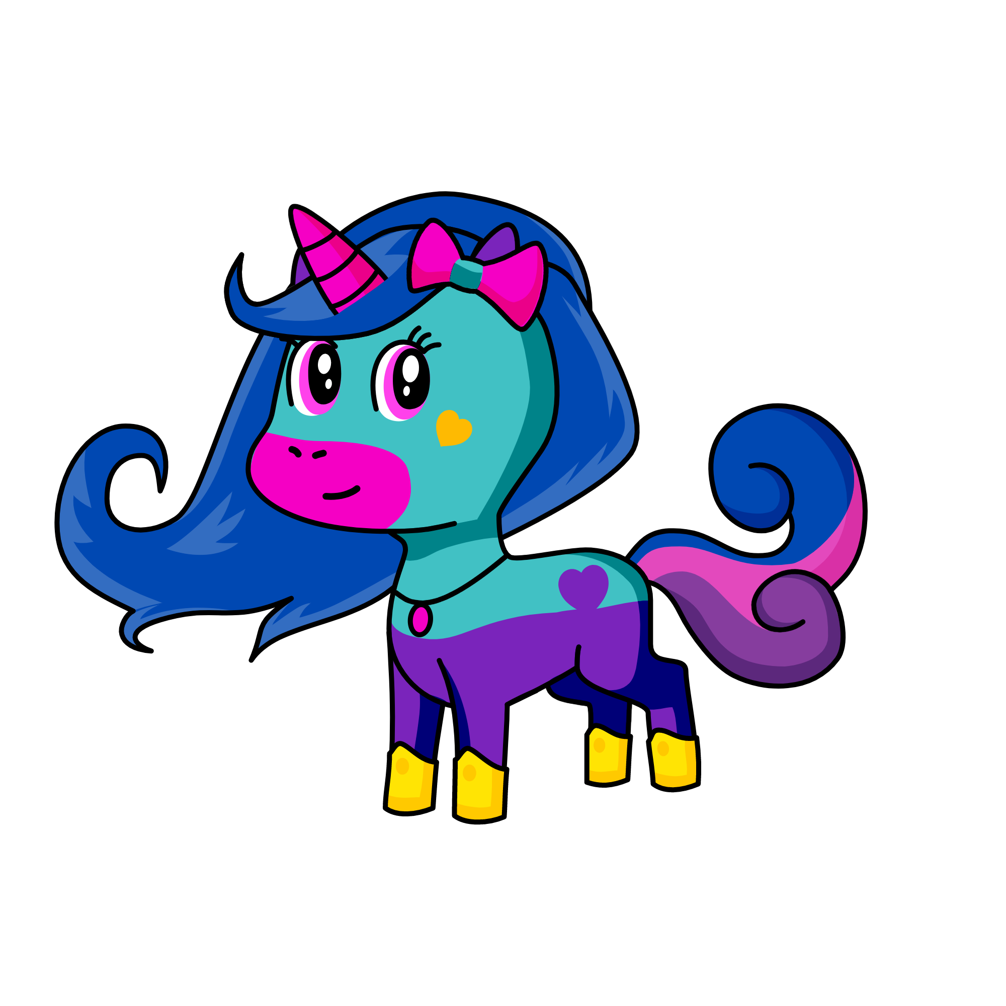 Pinky Pie, the unicorn