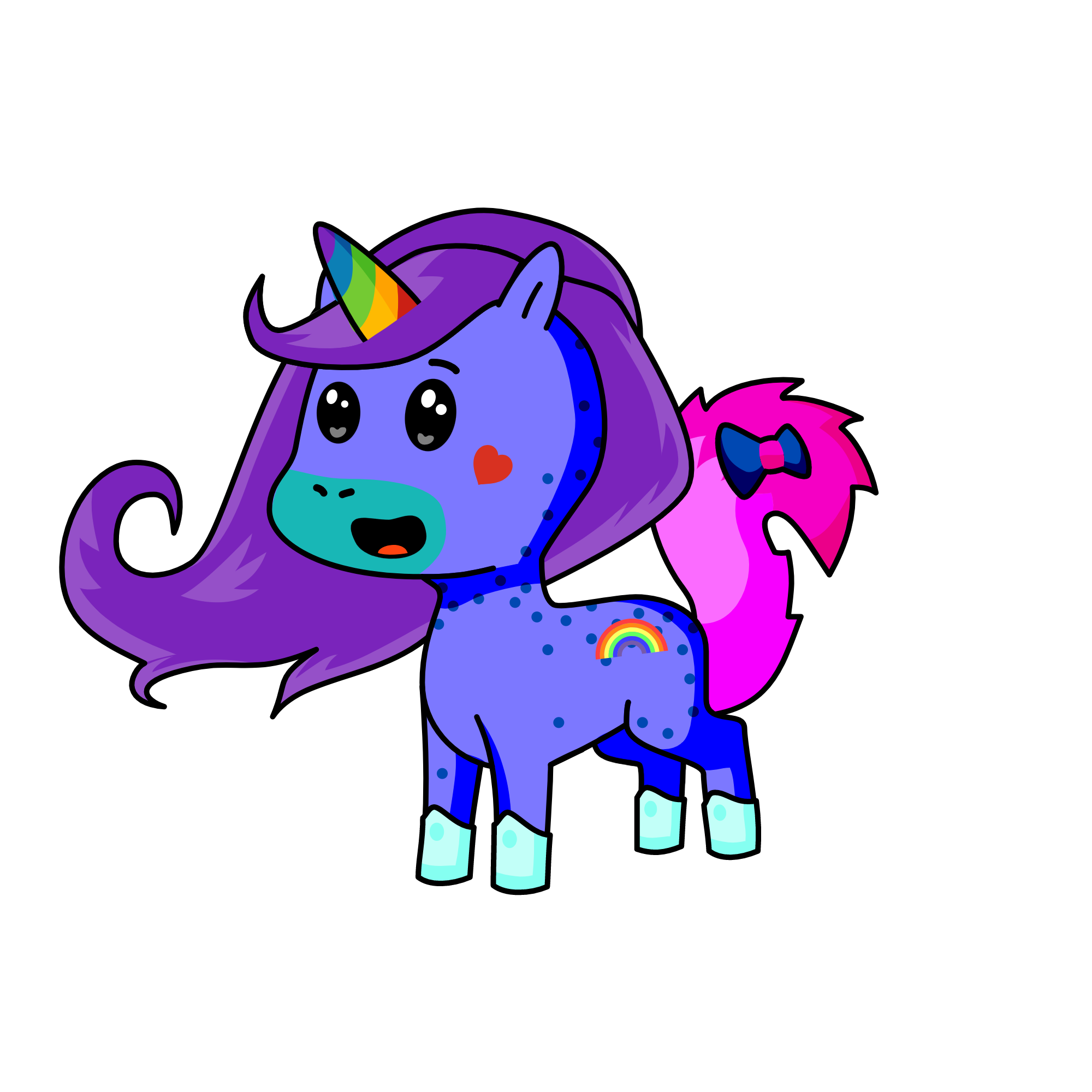 unicorn Queen, the unicorn