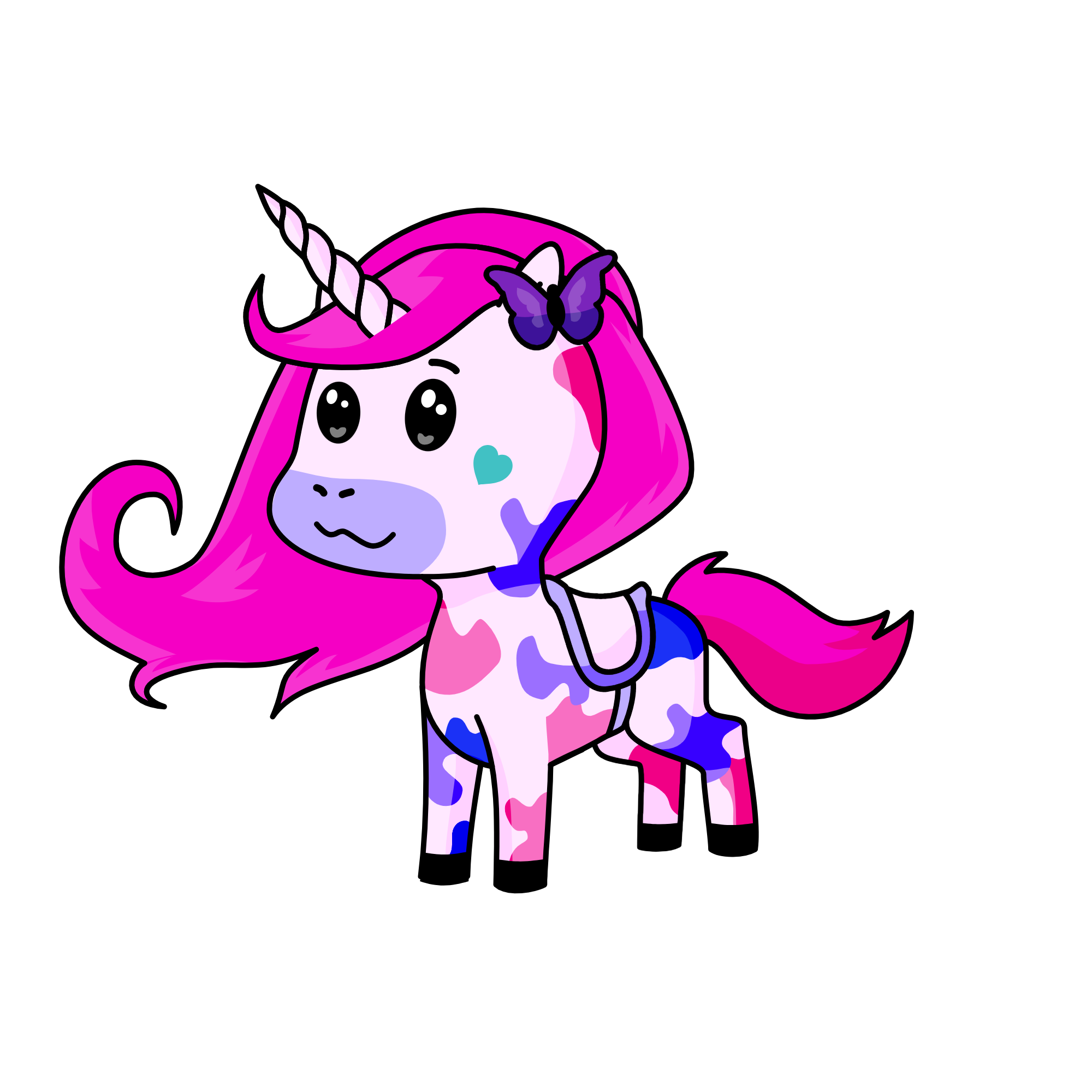 Saphhire, the unicorn