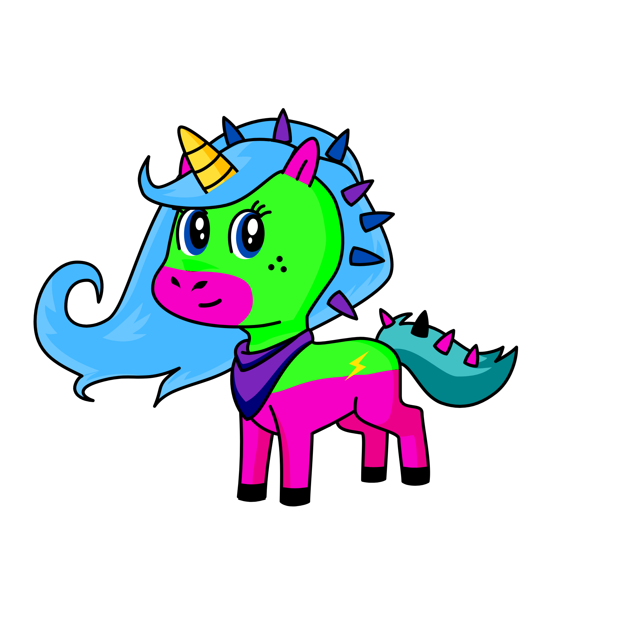 ESMERALDA, the unicorn