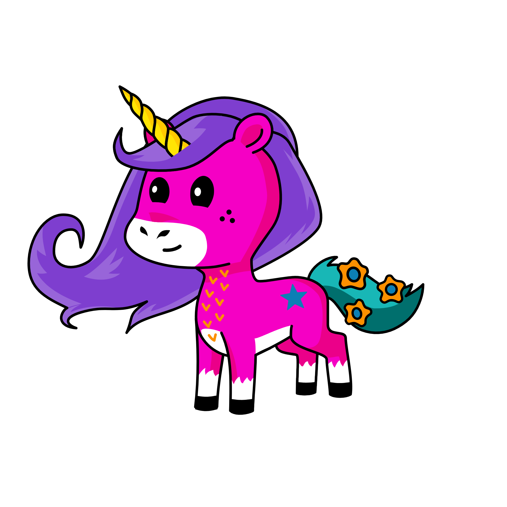 cc, the unicorn