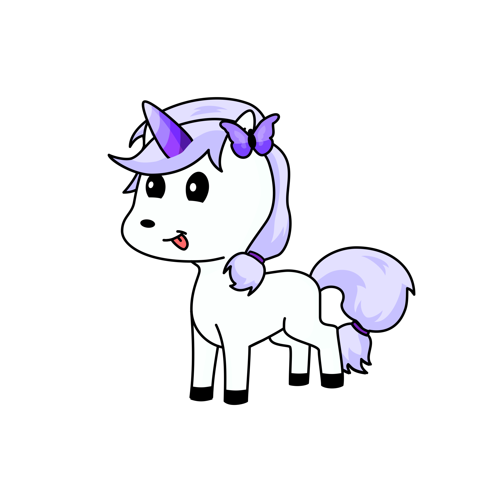 Lulu Lavender, the unicorn