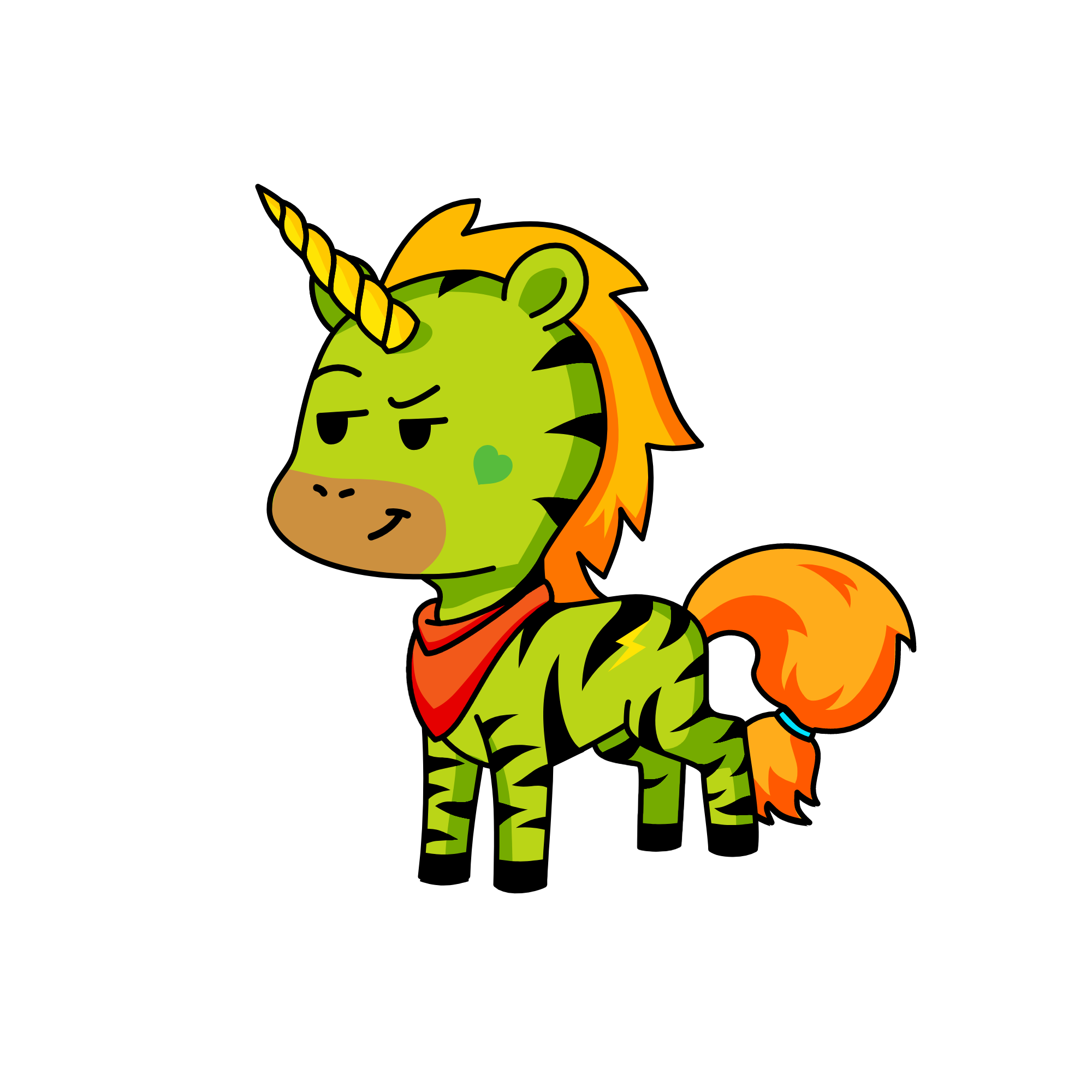Birkonia, the unicorn