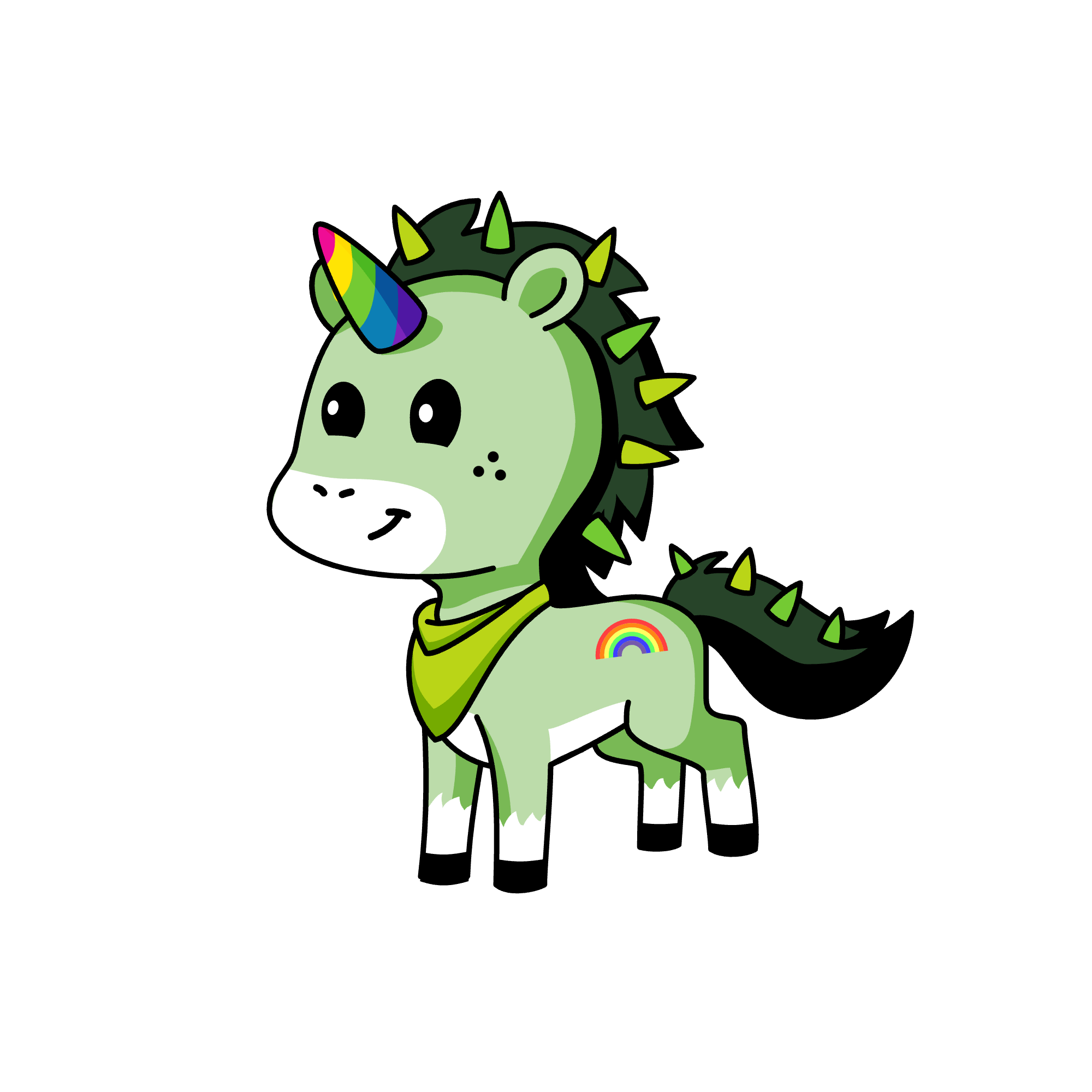Spike, the unicorn