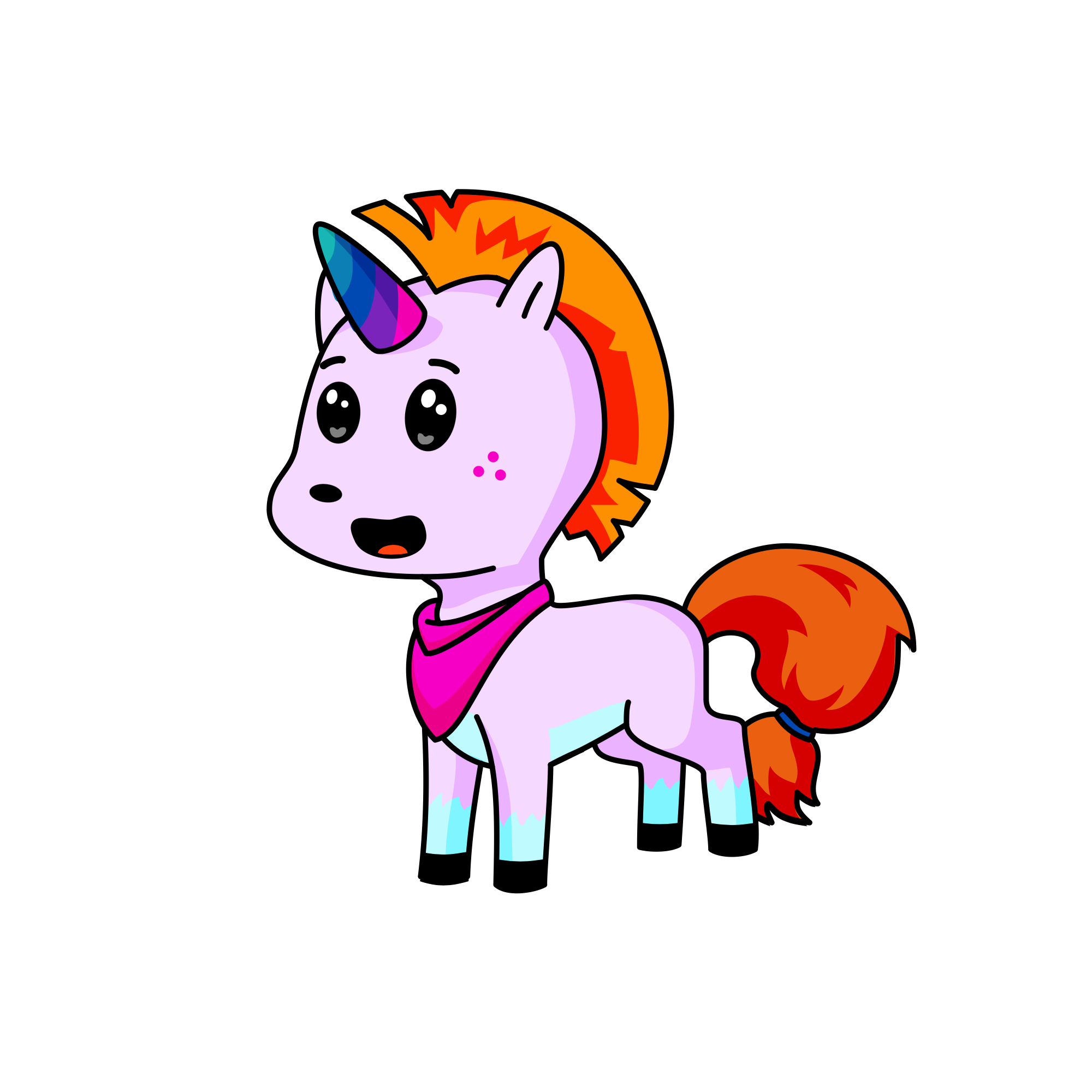 Little Guy, the unicorn