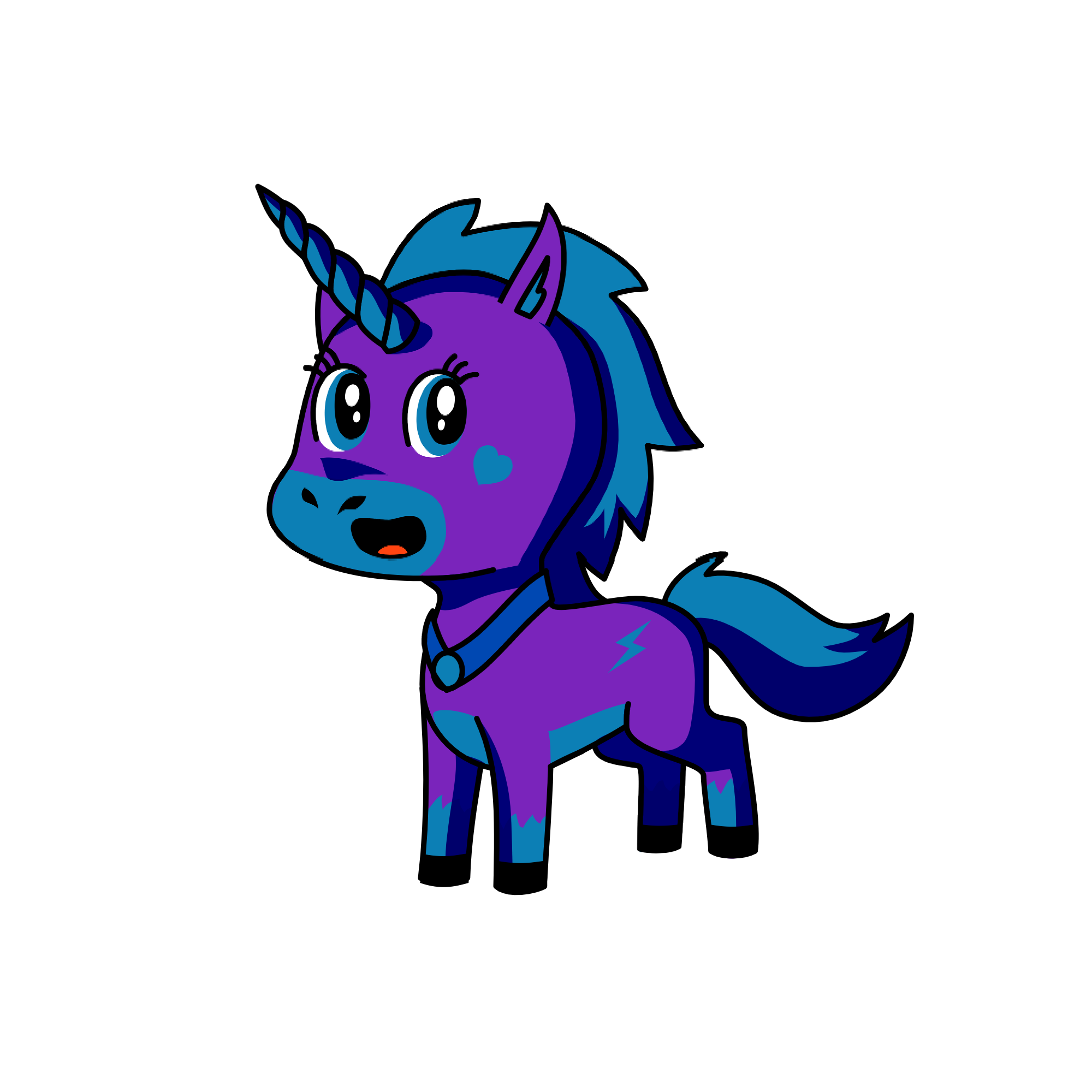 Purpstar, the unicorn
