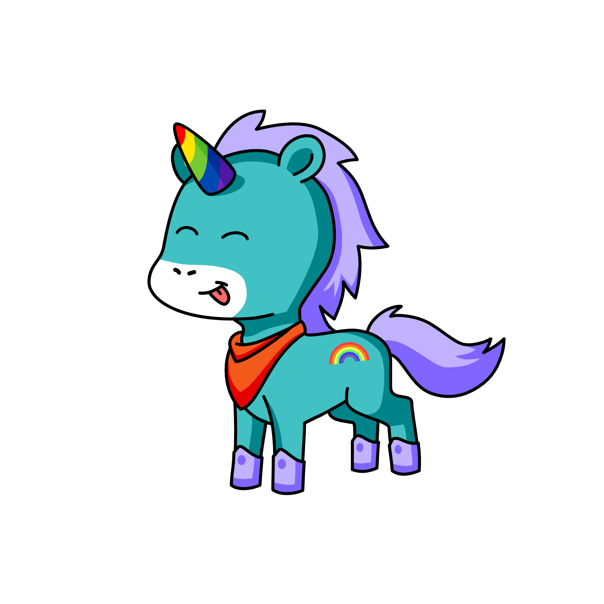 Dash, the unicorn