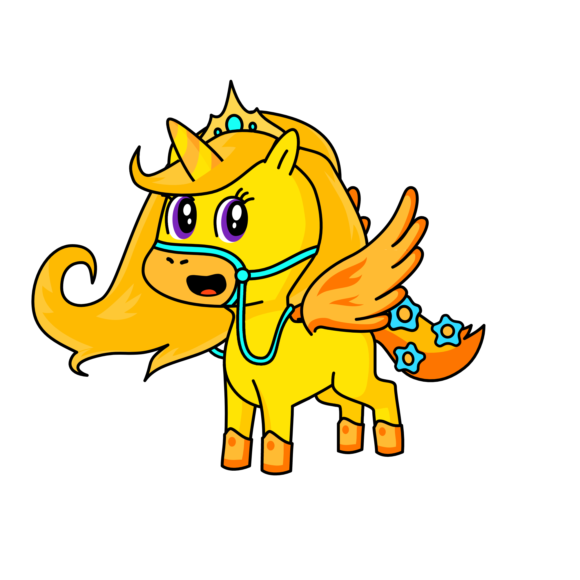 Goldie Spirits, the unicorn